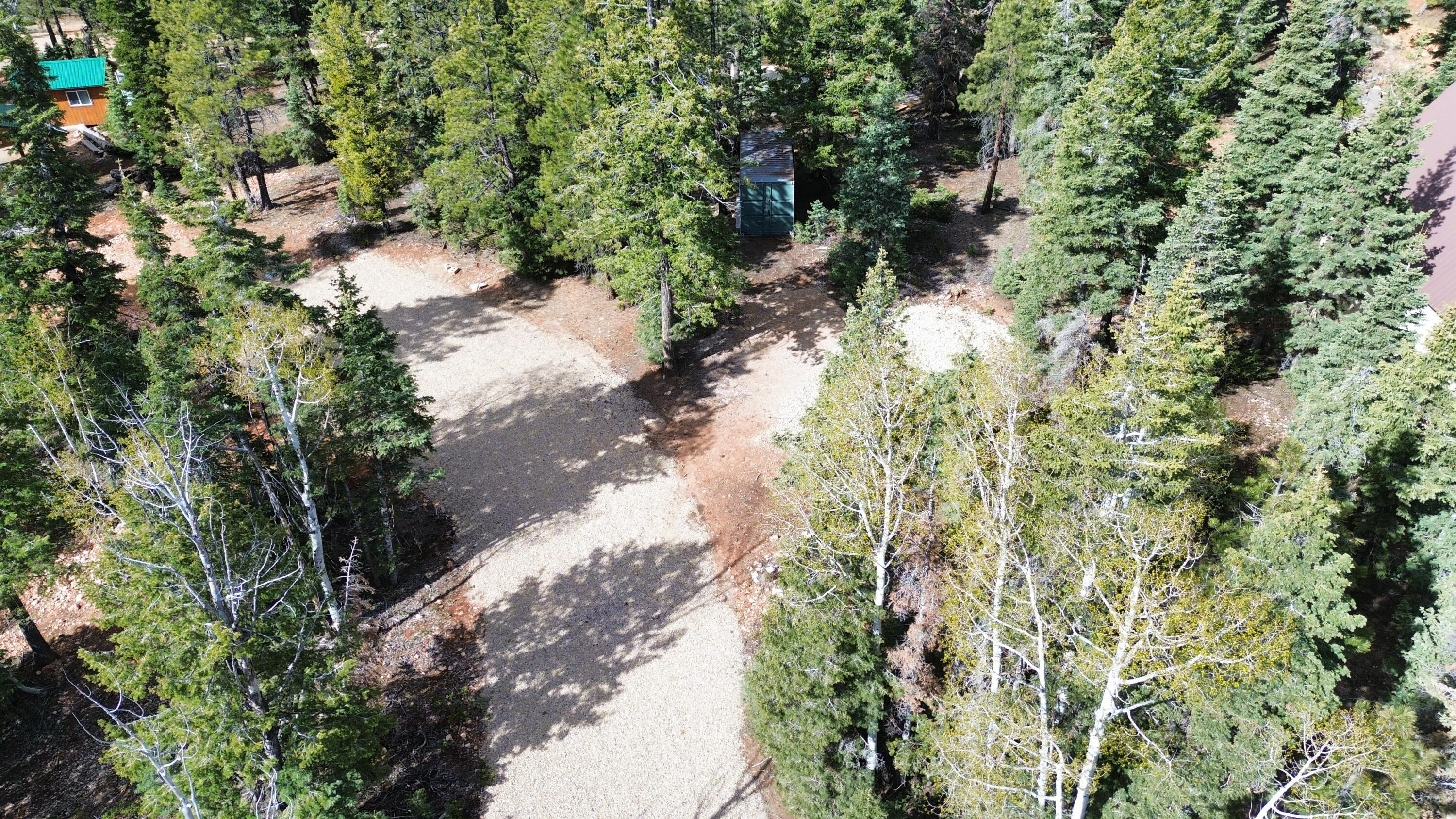 Stellar .63-Acre Retreat on Strawberry Point - RV-Ready or Cabin-Build Dream

Escape to the beauty of Strawberry Point with this accessible, flat, and well-prepared lot. At .63 acres, you'll enjoy tall pine forests, open space, and a blank canvas for your outdoor lifestyle or mountain getaway.

Key features
- Lot size: 0.63 acres on desirable Strawberry Point
- Terrain: Excavated and flat, ready for your build or your RV/travel trailer
- Trees: Tall pines providing year-round shade and privacy
- Utilities and services: Septic system in place; year-round water through the Kane County Water Conservancy District ($39/month)
- Power: In the street and ready to be brought onto the lot
- Driveway and storage: Rocked driveway; 20-foot metal storage container on-site for mountain toys and gear
- Use options: Camp now with your RV/travel trailer, or design and build your dream cabin
- Access considerations: Vehicle access is available in the summer and fall; winter roads are not plowed, though snowmobiling to the subdivision is part of the winter routine for residents

This lot combines easy-infrastructure with pristine natural surroundings, making it a fantastic spot for outdoor enthusiasts and builders alike. Don't miss the chance to own a ready-to-go slice of mountain living on Strawberry Point.