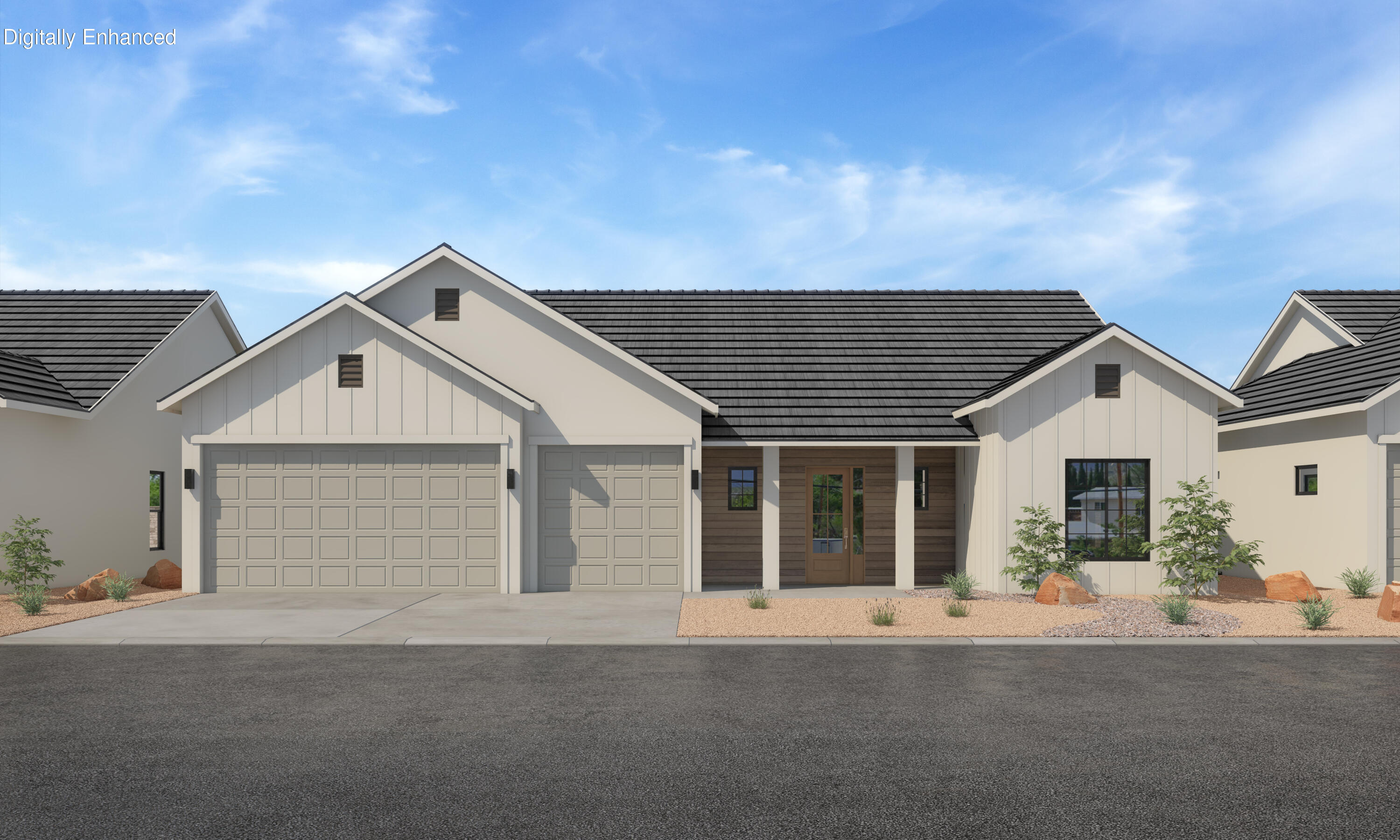 This home is the Evergreen Floorplan in SunRiver's new Active Adult Community! Home has over $127k in design upgrades, fully landscape and large 3.5 car garage. Engineered flooring, fireplace, quartz countertops and tub in master bathroom.   No HOA for 2 years after closing for Founders Club (first 74 buyers)