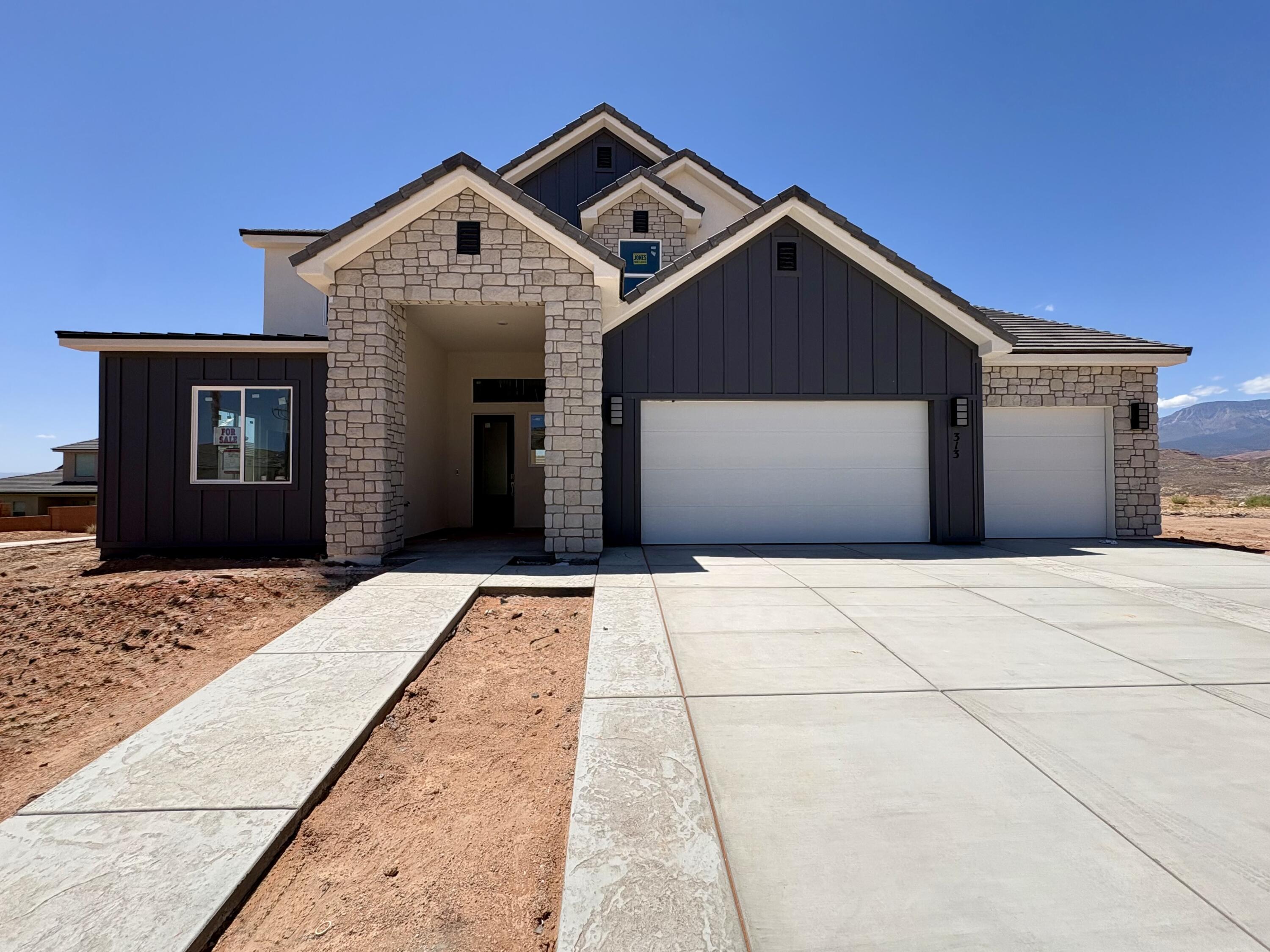 S&S Homes at Paraiso! Check out this 3,014 sq ft home with 4 bedrooms plus den or 5 bedrooms, 2nd floor family room, 2.5 baths and 3 car garage. Featuring 8' glass front door, 2 story entry, fireplace with brickstone to the ceiling, soft close cabinets throughout, pull out trash in kitchen island, granite and quartz countertops, tiled tubs and showers, satin nickel plumbing fixtures, covered front porch, front and backyard landscaping too! Come by and check out the S&S Homes' difference! Call or text to setup a time to view this home!
