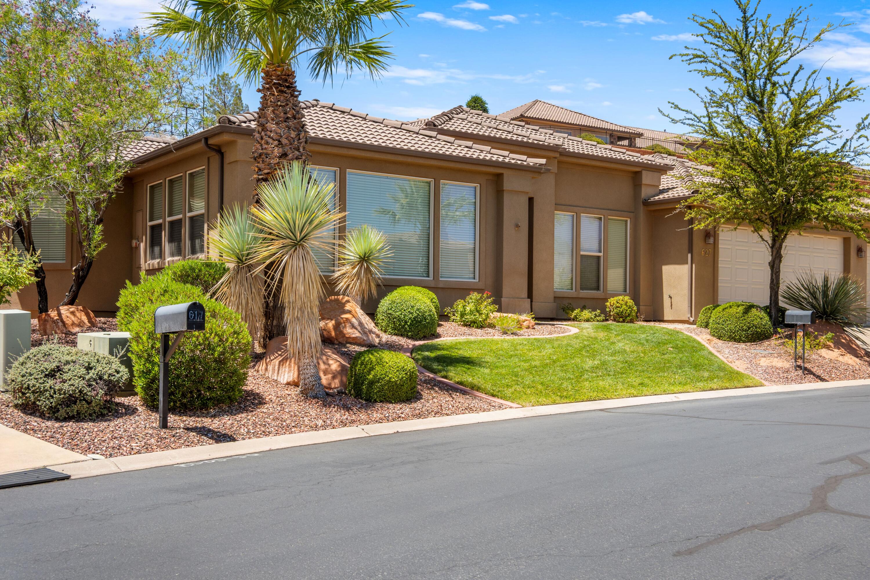 Welcome home to this lovely 3 bed plus office AND a 3 car garage in the beautiful La Jolla subdivision of Green Springs!! 
This home includes a large kitchen and family room.
This IS the desert lifestyle  with pools, clubhouse, and pickleball at your finger tips. 
Enjoy NO front yard work, as the HOA is there to help!
What a friendly community waiting for you to enjoy!