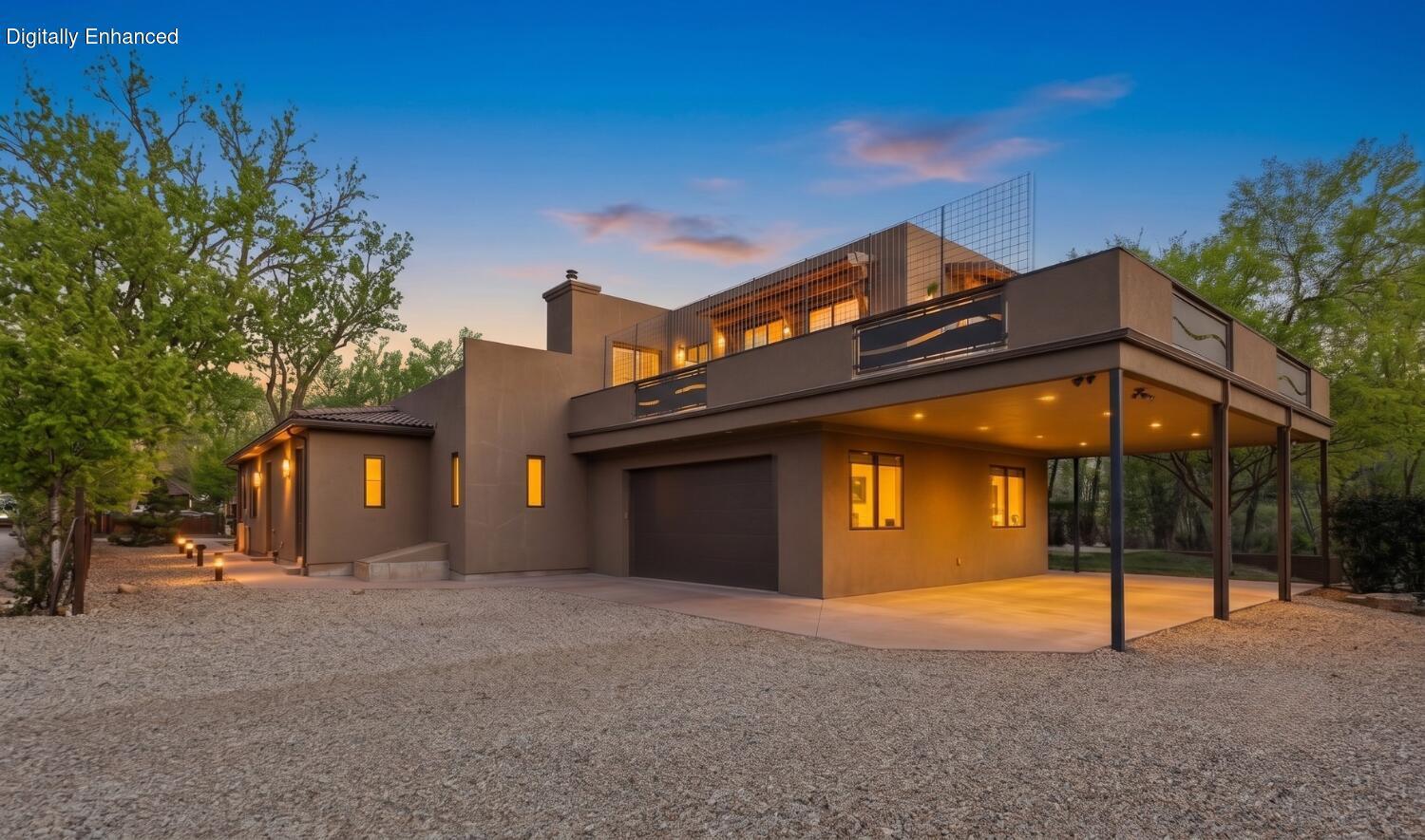1.41 Acres | Direct River Access | Custom Home + Workshop.

Set along the Virgin River in Rockville, this custom built home features 1.41 acres with direct river frontage and access. Newly painted the home is ready with a fresh look and unobstructed views of Zion National Park. With a beautiful private pool, the home is back on the market looking clean, current, and move-in ready.

The residence offers 4 en-suite bedrooms, a dedicated office, and 5.5 bathrooms, designed with a layout that supports both everyday living and large-scale hosting. The kitchen features custom cabinetry, and generous prep space, while additional interior amenities include a home theater, exercise room, and ample storage throughout.

Additional property highlights include:
• Two attached double garages
• 2,800 SF detached workshop with 220V hookups and three bay doors (accommodates 3-4 additional vehicles or equipment)
• 18,500-gallon underground water tank, connected to a pressurized irrigation system
• Full solar system installed May 2021 (approx. $70,000 investment)
• Two irrigation water shares included

Outdoor features are fully integrated into the design, with multiple patios and deck areas oriented toward the river and surrounding landscape. A private sandy river bank provides direct access to the Virgin River, creating a rare outdoor feature that's both functional and visually striking. The in-ground saltwater pool is positioned for privacy and easy access from the main living areas.

This is a unique property with a once in a lifetime opportunity to own a truly spectacular piece of paradise. Two attached double garages, 2,800 SF detached workshop with 220V hookups and three bay doors (accommodates 3-4 additional vehicles or equipment), 18,500-gallon underground water tank, connected to a pressurized irrigation system, Full solar system installed May 2021 (approx. $70,000 investment), Two irrigation water shares included Outdoor features are fully integrated into the design, with multiple patios and deck areas oriented toward the river and surrounding landscape. A private sandy river bank provides direct access to the Virgin River, creating a rare outdoor feature that's both functional and visually striking. The in-ground saltwater pool is positioned for privacy and easy access from the main living areas. This is a unique property with a once in a lifetime opportunity to own a truly spectacular piece of paradise.  Text GATES98 to 39200 for the full property website.