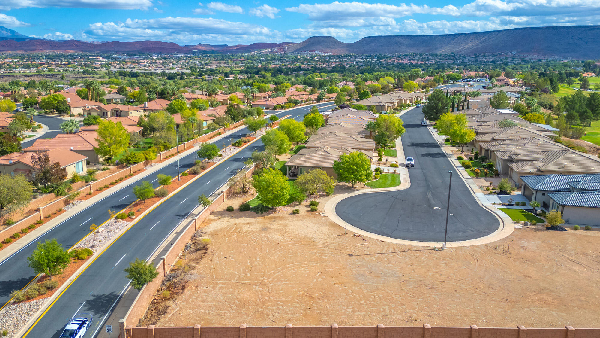 Building lot in the beautiful Sunbrook Community. This lot has been graded, retained, stubbed for utilities: ready to build with great views. BLM land and new subdivision behind you. Located at the end of a cul-de-sac.

Block wall already built on the north end of the lot.