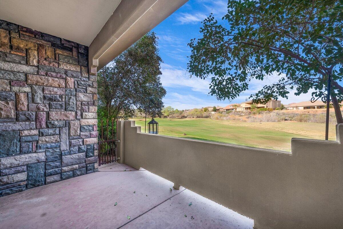 Enjoy stunning views of the Sunbrook Golf Course from this beautifully maintained 2 bed, 2.5 bath townhouse located in one of St. George's most desirable golf communities. Nestled in a tranquil neighborhood surrounded by incredible scenery, this home offers the perfect blend of comfort and charm. A private balcony overlooking the course creates an ideal space to relax, unwind, and take in the peaceful golf course views, while the patio opens directly to the fairway for seamless indoor-outdoor living. Inside, you'll find an open-concept layout that feels bright and spacious, complemented by newer flooring, fresh paint, and updated appliances. Offering easy, low-maintenance living in a premier location near golf, trails, dining, and everything Sunbrook and St. George have to offer, this townhouse is perfect as a full-time residence, second home, or investment opportunity. Buyer to verify all information, deemed reliable, however buyer to verify all info including utilities, rental restrictions, and HOA information if applicable.