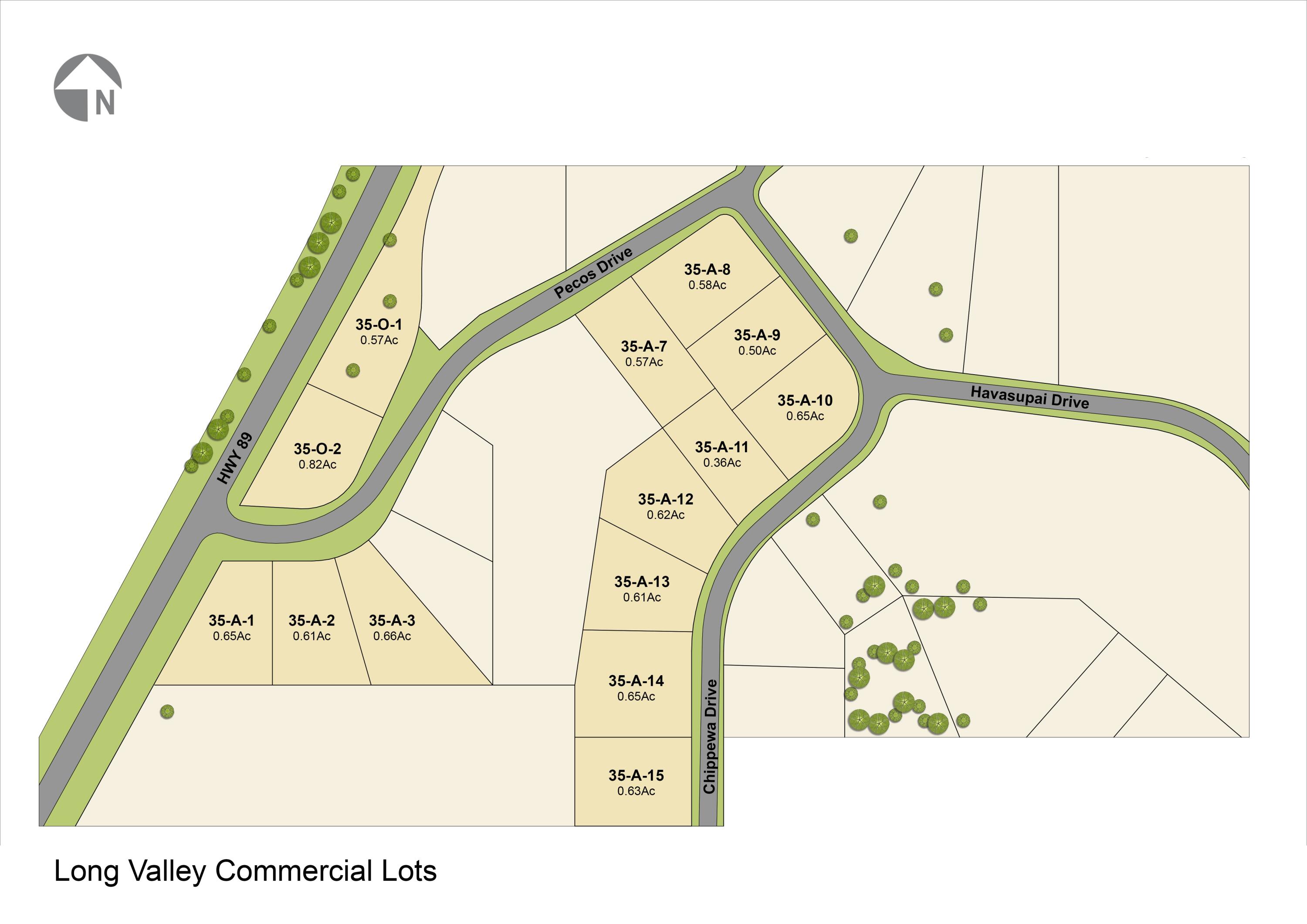Seize the potential of prime commercial lots along Highway 89 in picturesque Long Valley, Utah, zoned C-1 in Kane County. Positioned in the thriving tourism corridor connecting Zion and Bryce Canyon National Parks, these lots have stunning vistas and exceptional visibility for businesses located just off HWY 89. Power is conveniently accessible at the road, with a $12,000 water impact fee per lot via Kane County Water Conservancy, ensuring infrastructure for development. The C-1 zoning unlocks a wealth of opportunities: launch a cozy bakery, gift shop, or cafe to for travelers, or create a bed and breakfast, medical clinic, or veterinary office. Seller financing available @ 5.95%. Inquire about terms within. Conditional uses broaden the scope-imagine a car wash, RV sales, RV park and rental hub, or a miniature golf course to attract outdoor adventurers. From grocery stores and bike shops to gift shops or elegant event venues, permitted and conditional uses like campgrounds or flea markets make these lots a canvas for bold innovation. Act now to invest in Long Valley's future and build a legacy in this dynamic Utah destination! Seller prefers to sell lots together or in pairs. Only lots on an end will be considered for sale individually!