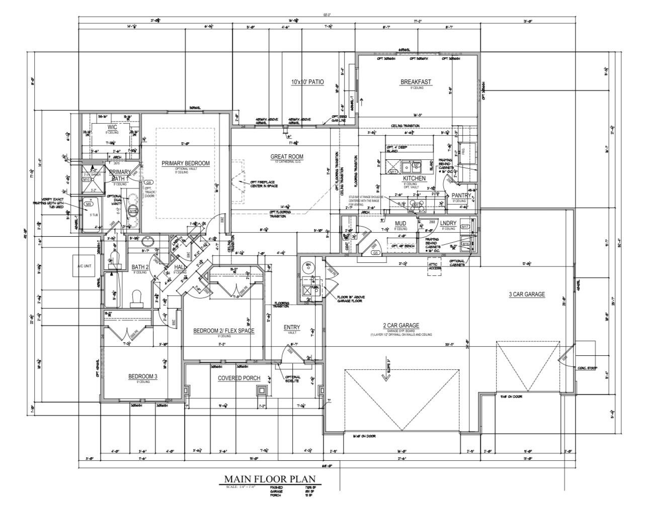 Across from the golf course, this stunning 3-bedroom, 2-bath single-level home offers open living, modern finishes, and gorgeous views. Build with the owner's attached house plan or bring your own builder to create your perfect home.