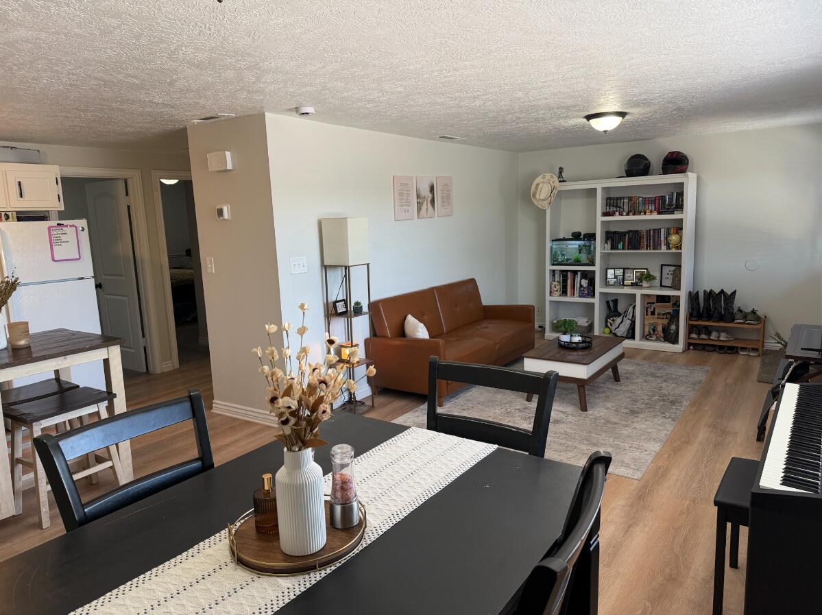 Updated 2-bed, 1-bath condo offers step-free, single-level living near the Green Springs Golf Course in Washington. This home features an open & bright living space with modern wood-laminate flooring, white shaker-style kitchen cabinets, and a stylish white subway tile backsplash with a newer stainless steel stove, dishwasher, and thermostat. Refrigerator, microwave, and washer/dryer are also included. The heat pump/AC is from 2014 & water heater is from 2016. One dedicated covered carport space plus an additional guest/second parking directly in front of the unit. Great location, near shopping, restaurants, theaters, golfing, hiking, biking, and more. Owner/Agent