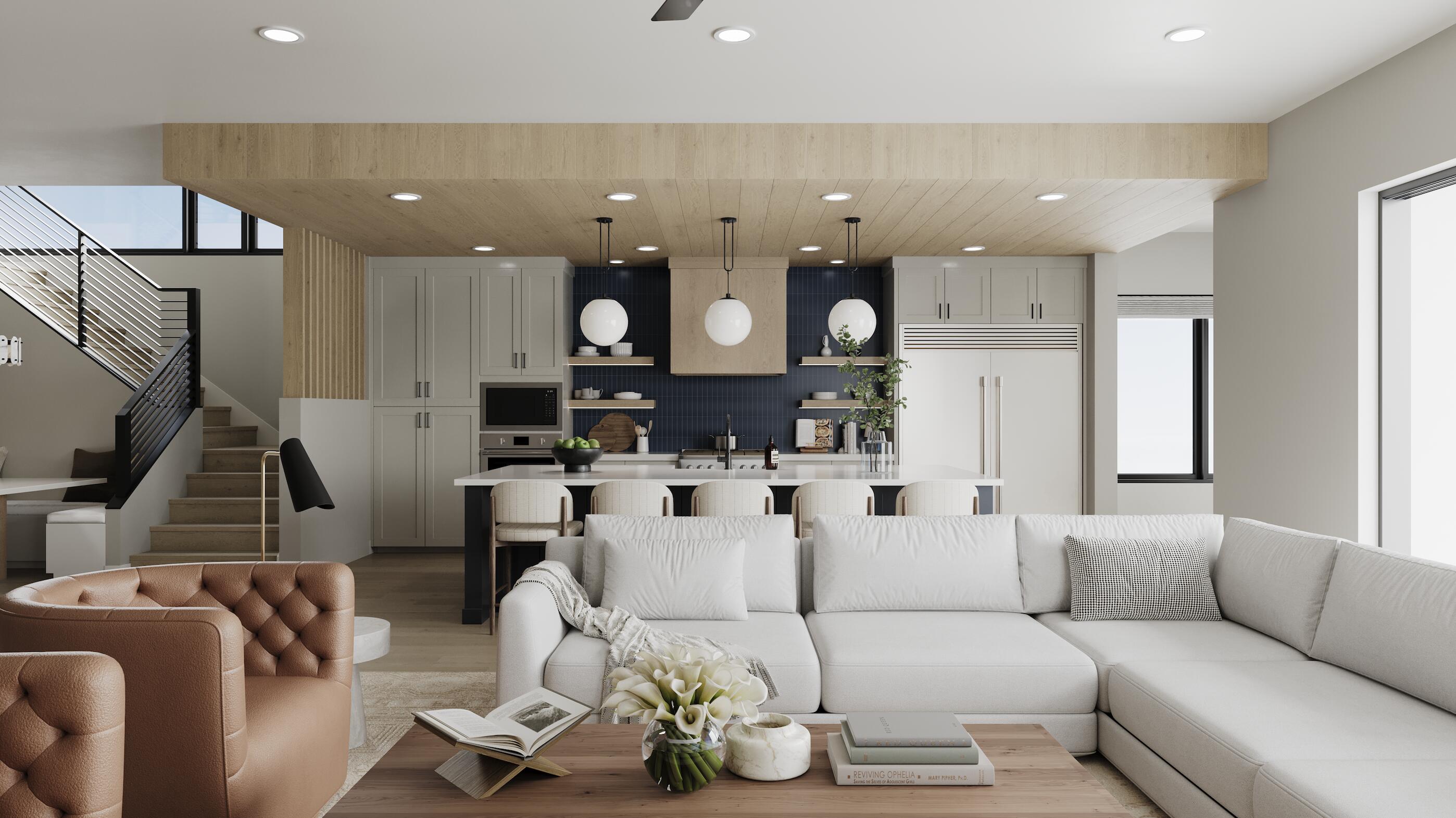 Introducing the North Beach by Cole West--an incredible modern home designed with space, style, and comfort in mind. This thoughtfully designed floor plan offers 8 bedrooms and 8.5 bathrooms, giving everyone their own space while still feeling connected. You'll love the clean, modern elevation and open-concept layout, perfect for both everyday living and entertaining. The home features generous living areas, plenty of natural light, and well-appointed finishes throughout. A 3-car garage provides ample room for vehicles, storage, or recreational gear, and the flexible layout is ideal for multi-generational living, guests, or a growing household. If you're looking for a spacious, modern home that truly has room for it all, the North Beach is a must-see.