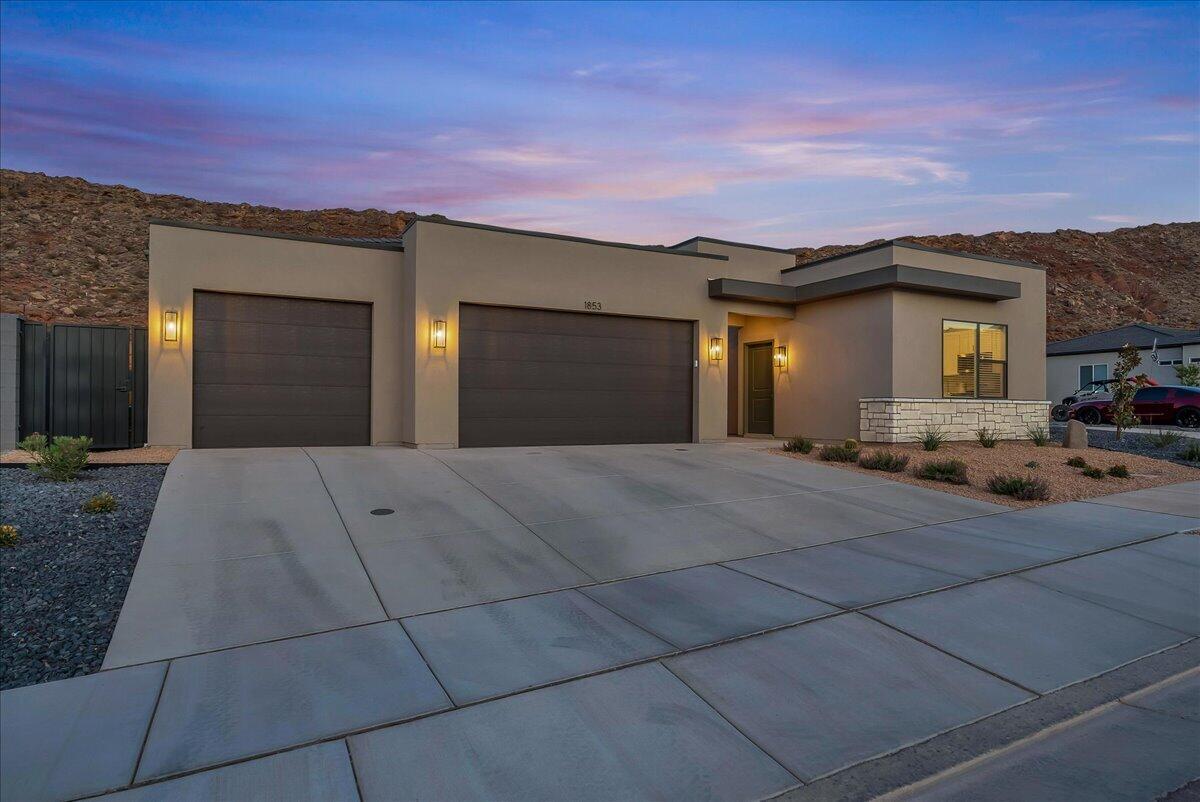 PRIVATE CASITA CURRENTLY LEASED AT $1,500/MONTH THROUGH MARCH 2027! This highly sought-after Haven floor plan in Long Valley offers 3 bedrooms, 3.5 bathrooms, a private casita/ADU with separate entrance and a 3-car garage.

This thoughtfully designed single-level home features an open-concept layout with a spacious kitchen, oversized island, quartz countertops, stainless steel appliances, gas range, generous pantry and abundant natural light throughout. The primary suite offers privacy and comfort, while the attached casita provides flexibility for rental income, guests, multi-generational living or a private office.

Unlike new construction, this home includes completed landscaping, a finished backyard, permanent gas fire pit, gazebo, privacy gates, window coverings and a finished garage, allowing buyers to enjoy a truly move-in-ready property without additional improvement costs.

Enjoy Long Valley's resort-style amenities including pools, hot tub, pickleball courts, parks, walking trails and putting green. Conveniently located just off Highway 7, the home offers easy access to schools, shopping, dining, Sand Hollow Reservoir and Zion National Park.

Buyer to verify all information. Lease details and rental information available upon request.