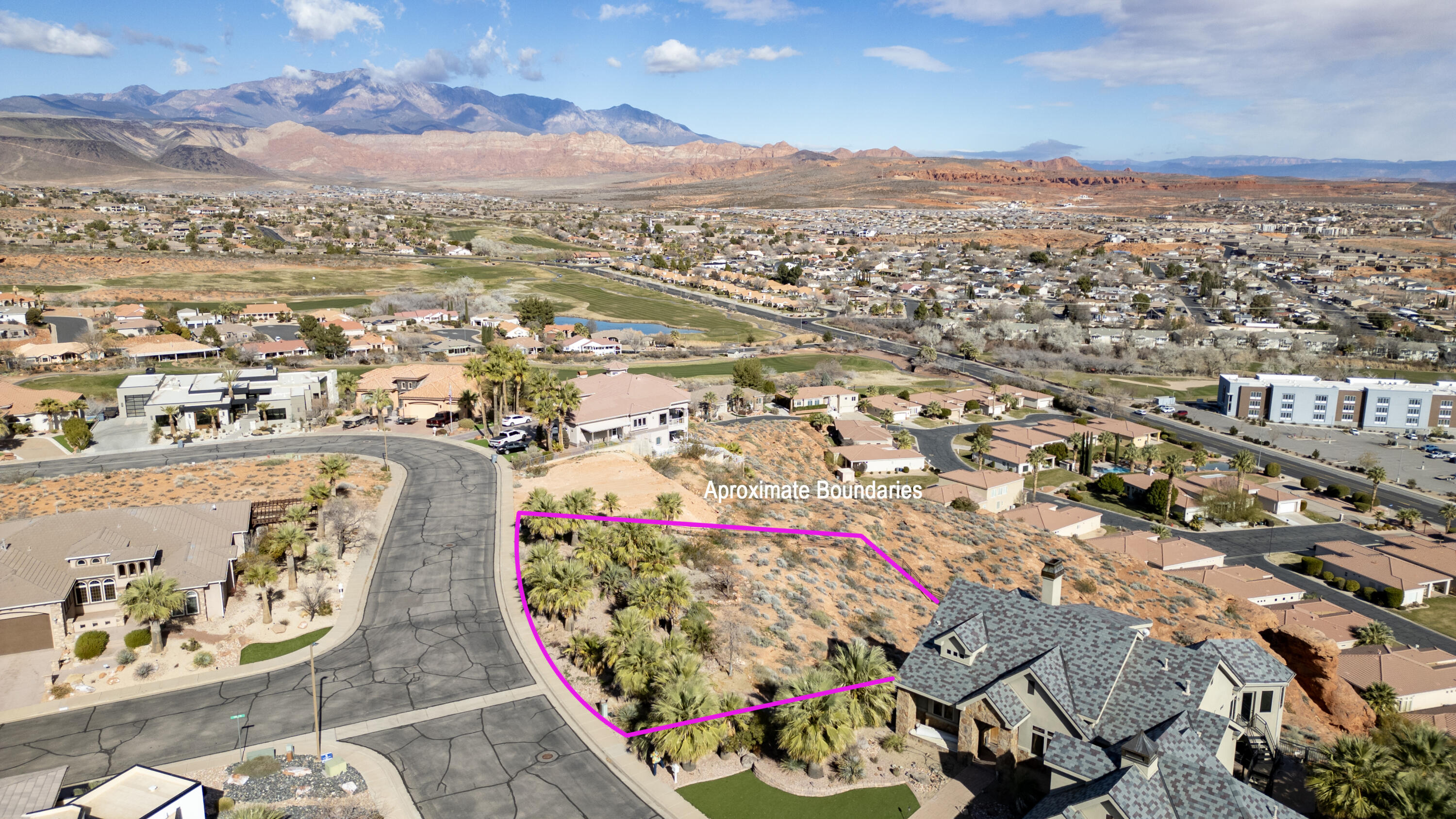 .40 acre premium view lot in the quiet, gated Lions Head estate subdivision in Green Springs.  This lot has unobstructed views of Zion and Pine valley.  Perfect for walk out basement.  It is also fenced on 3 sides. Bring your own builder and come build your dream home on this premium lot with beautiful views and open space in your back yard.