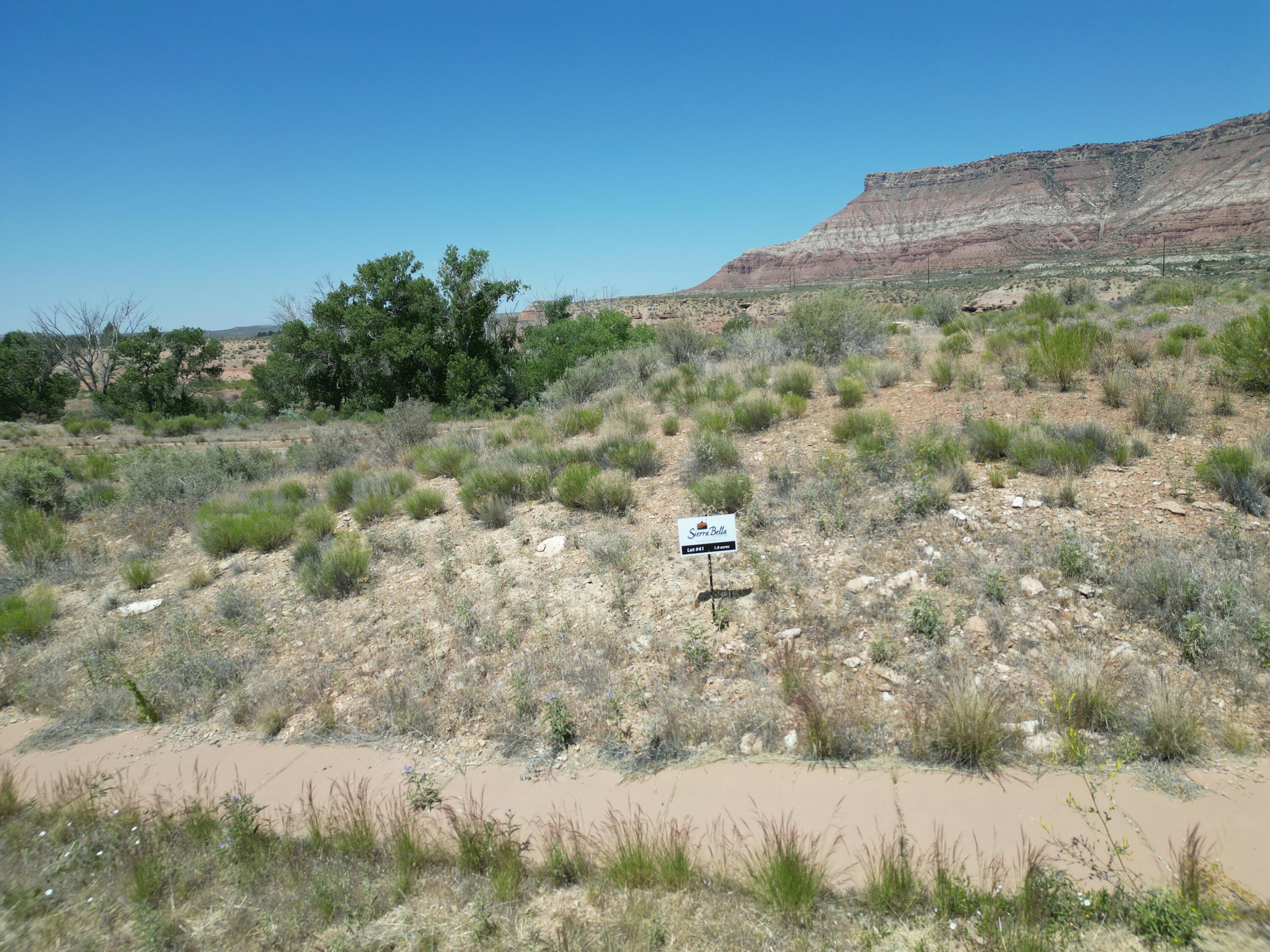 New Release Phase 2 - Premium 1+ Acre Lots Now Available! Visit our brand-new sales office at Sierra Bella in Virgin, Utah, just minutes from the entrance to Zion National Park. This is your opportunity to own a slice of Southern Utah paradise! These fully improved 1+ acre homesites offer breathtaking views of the iconic Zion mesas and a rare rural residential setting--perfect for building your custom dream home. With approved builders ready to go, you can begin the building process right away. Each lot includes: One share of pressurized irrigation water Culinary water connection Fully improved homesite Washington County Water Conservancy impact fees already paid Prices start at just $305,000. Don't miss this limited opportunity to secure your place in one of Southern Utah's most desirable communities. All information is deemed reliable but not guaranteed. Buyer is responsible for verifying all information.