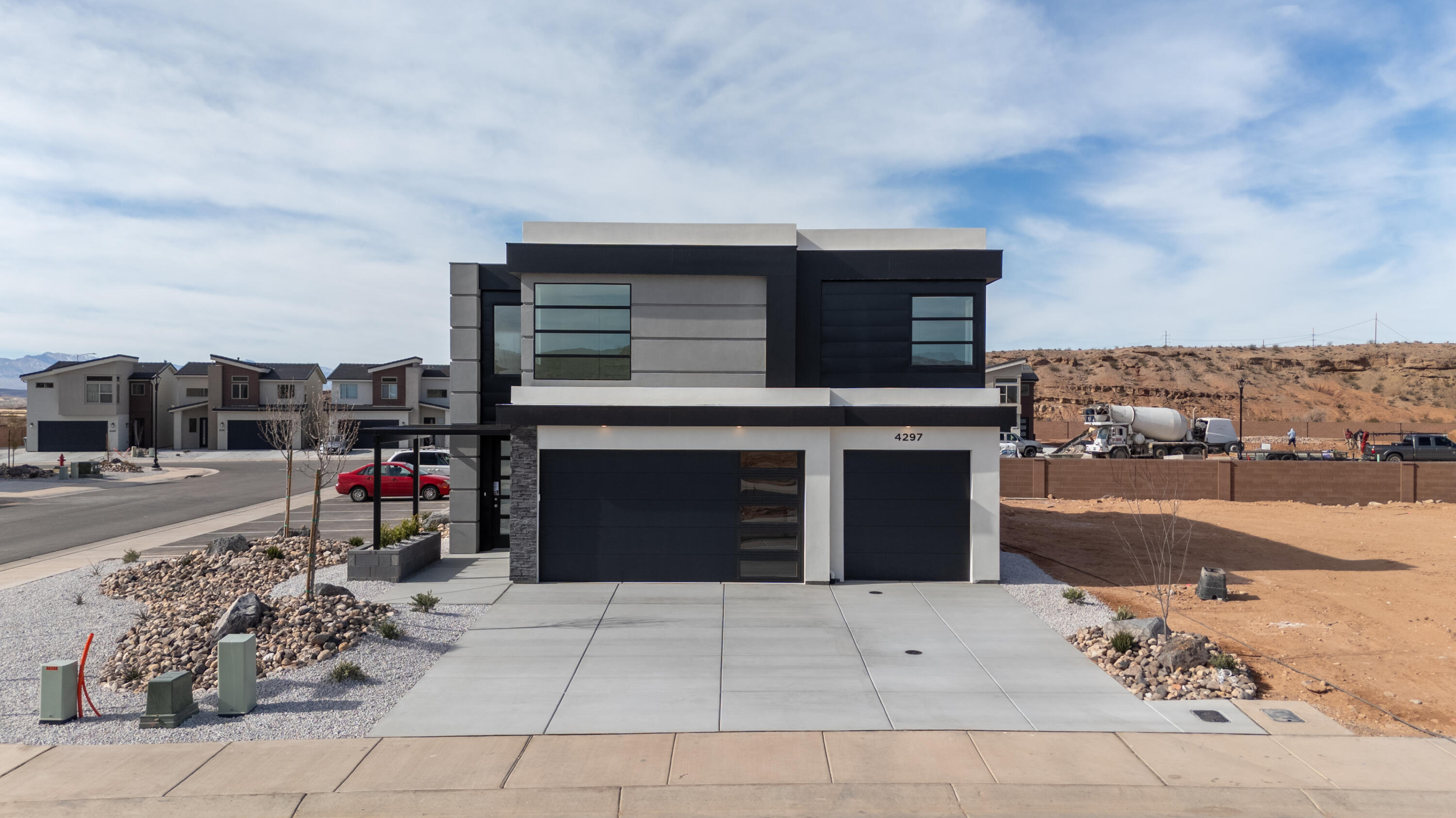 *This is a Model Home*  Spacious 3-car garage home featuring 4 bedrooms with the primary suite on the main level and 2.5 bathrooms, located in the brand-new Desert Reflection community by Salisbury Homes. The open layout includes EVP flooring in the main living areas and bathrooms, upgraded carpet in bedrooms, quartz countertops throughout, modern cabinetry, a stylish kitchen backsplash, and stainless steel gas appliances (fridge not included). Enjoy nearby community parks, trails, and amenities. Take advantage of a $7,000 lender incentive. Interior and exterior finishes are predetermined and subject to change; photos are examples only. Buyer and agent to verify all information.