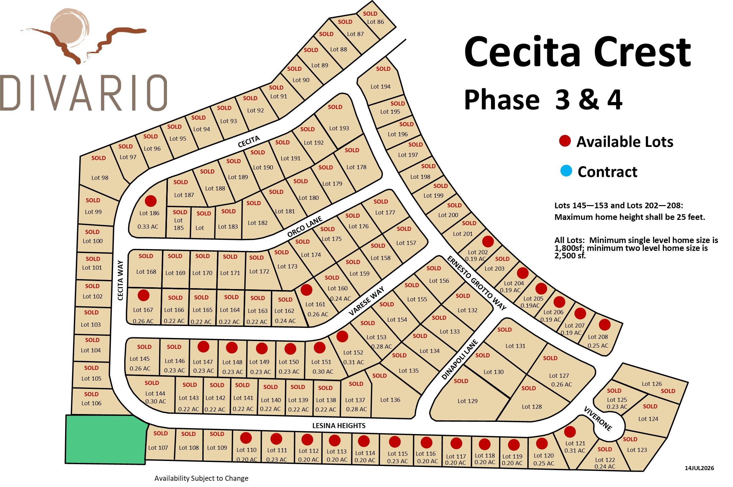 CECITA CREST AT DIVARIO - Land