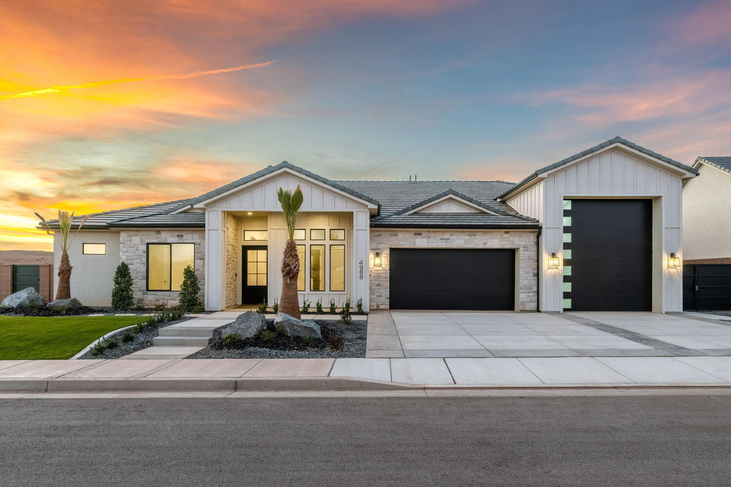 Welcome to the ideal blend of adventure, recreation and luxury living where every day is a private resort experience. 

2 bdrm guest house+ 43' RV garage (16' wide with 12'x14' door, 220v) +pool ready, finished backyard. 

The attached 2-bedroom, 1.5-bath guest house offers its own entrance, full kitchen, and laundry hookups. Ideal for guests, multi-generational living, and income opportunity. Located in the sought-after Lakeside Community within ALAIA Resort, this home delivers a lifestyle few can match. Enjoy two pristine lakes for paddleboarding, kayaking, swimming, and more--just steps from your front door. Adjacent to the renowned Zion Shores PerfectSwell Surf Resort, bringing world-class, shark-free surfing to the desert for all skill levels. 

A rare opportunity to own where lifestyle leads and every detail supports the way you want to live. Energy efficient Dixie Power, 3 HVAC zones, tankless water heater! Ask about financing and lender
options.