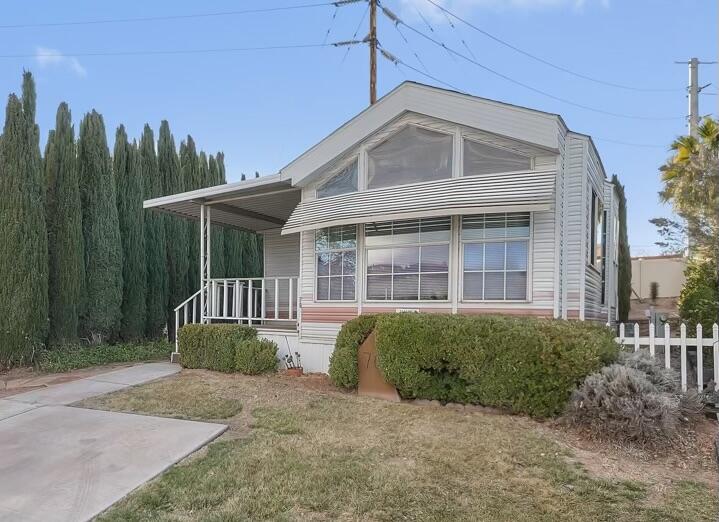 Welcome to your little slice of Southern Utah sunshine. This adorable furnished park model sits on its own 0.06-acre lot and features a private grassy backyard--perfect for morning coffee, afternoon sunshine, and relaxing evenings under the desert sky.

Inside, you'll find 1 bedroom, 1 bathroom, plus a large office that could potentially be converted into a second bedroom. With 667 square feet of thoughtfully designed space, the home feels cozy, efficient, and easy to enjoy. 

Located in Cherokee Springs, an age-restricted community, close to shopping, dining, golf courses, and medical services, with easy access to Sand Hollow Reservoir, Zion National Park, and Southern Utah's incredible red rock landscapes.

If you've been dreaming of an easy, low-maintenance home base for enjoying everything Southern Utah has to offer, this charming property is ready to welcome you. ☀️🏜️🏡