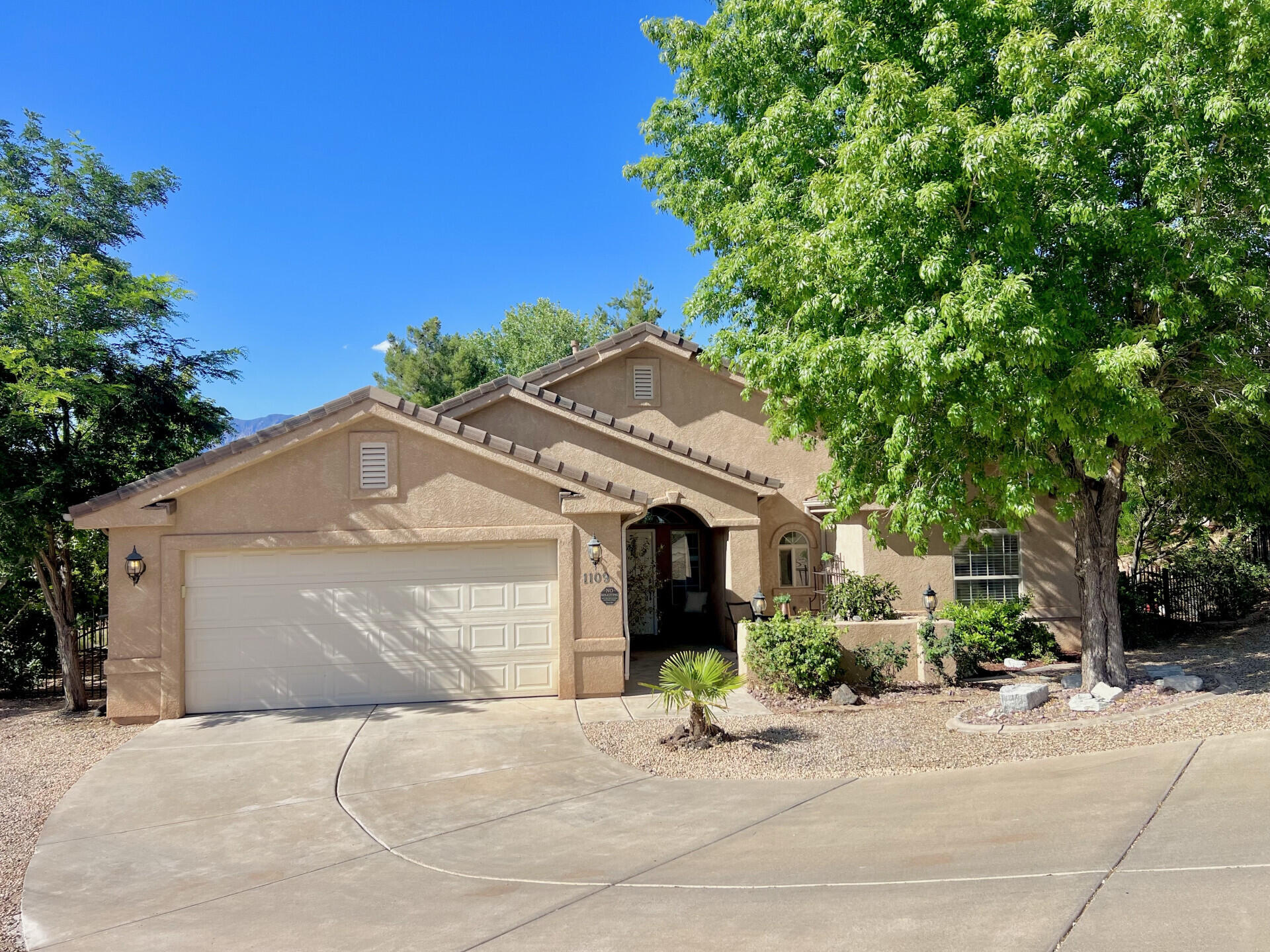 Looking for privacy, space, and access to nature without sacrificing convenience? This rare property offers a unique blend of peaceful living and close-to-town accessibility on one of the largest secluded lots in the neighborhood. Backing to a natural wash, the property enjoys exceptional privacy, & no rear neighbors. Views of Pine Mountain, and pastel desert sunsets, are nightly comforts for this property.

Located just steps from trail access along prestigious Solente Estates, you'll easily explore famous Dino Cliffs and extensive paved trail systems.

This backyard is designed for relaxation and functionality, featuring over 23 varieties of fruit trees, private iron-fenced yard, pergola sitting area, gardening space, & greenhouse.

Pet owners will also appreciate the fully fenced backyard and locking insulated double dog door, offering both convenience and peace of mind for your four legged friend.

Inside the home has been thoughtfully updated with new style, modern appliances, updated air conditioning, and additional attic insulation to improve comfort and energy efficiency year-round.

Located just five minutes from shopping, dining, and everyday conveniences in Washington, this property combines privacy, outdoor living, and accessibility in a truly hard-to-find setting.