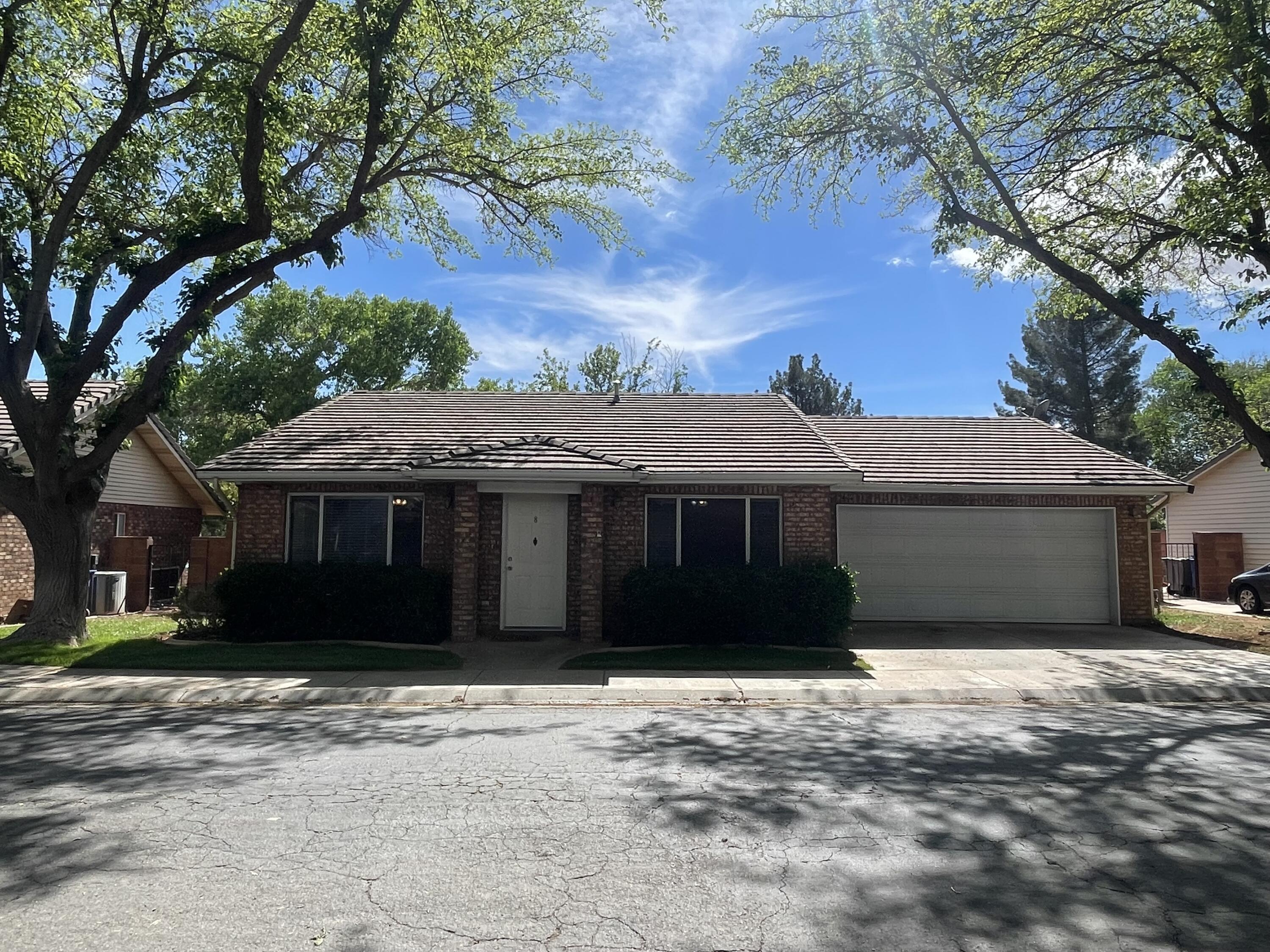 This home has been remodeled! Granite tops, Appliances, Lighting & Ceiling fans. Large storage room within the garage area, shaded patio, garden planter box with good afternoon sun. Swimming pool, park with large grass area & RV parking within the community, This subdivision has large gorgeous shade trees lining the street.  Quiet roads, and no through traffic.  This is a must see!