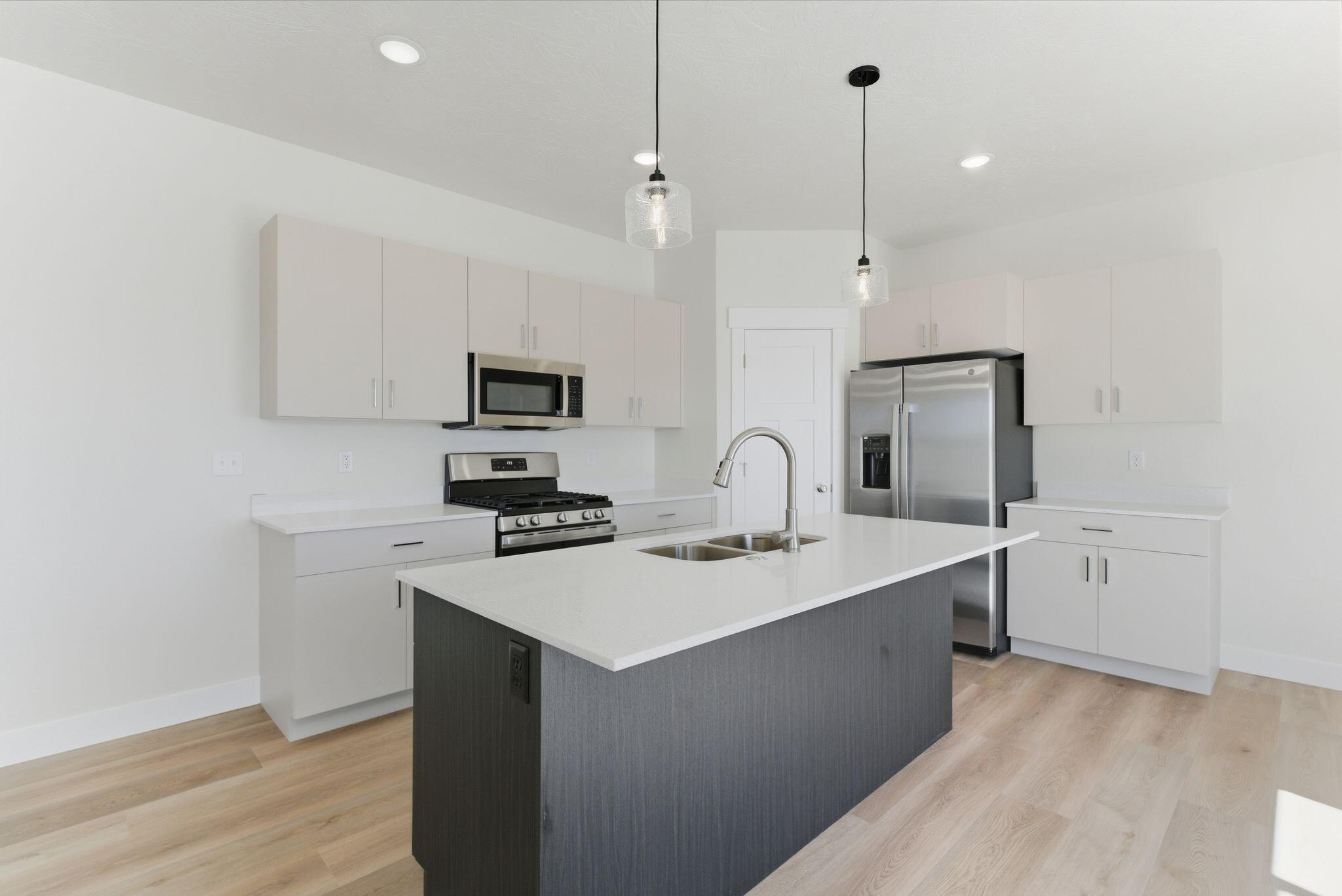 New townhouse for rent, available August 15th. Town-home featuring 3 bedrooms, 2.5 bathrooms, and attached garage with a fully fenced yard. Located in a desirable community with a private park and pickleball court,  HOA fees paid by the owner. Rent is $1,800 per month with a $1,800 security deposit and a $45 non-refundable application fee. Background check & credit check required.  No smoking.