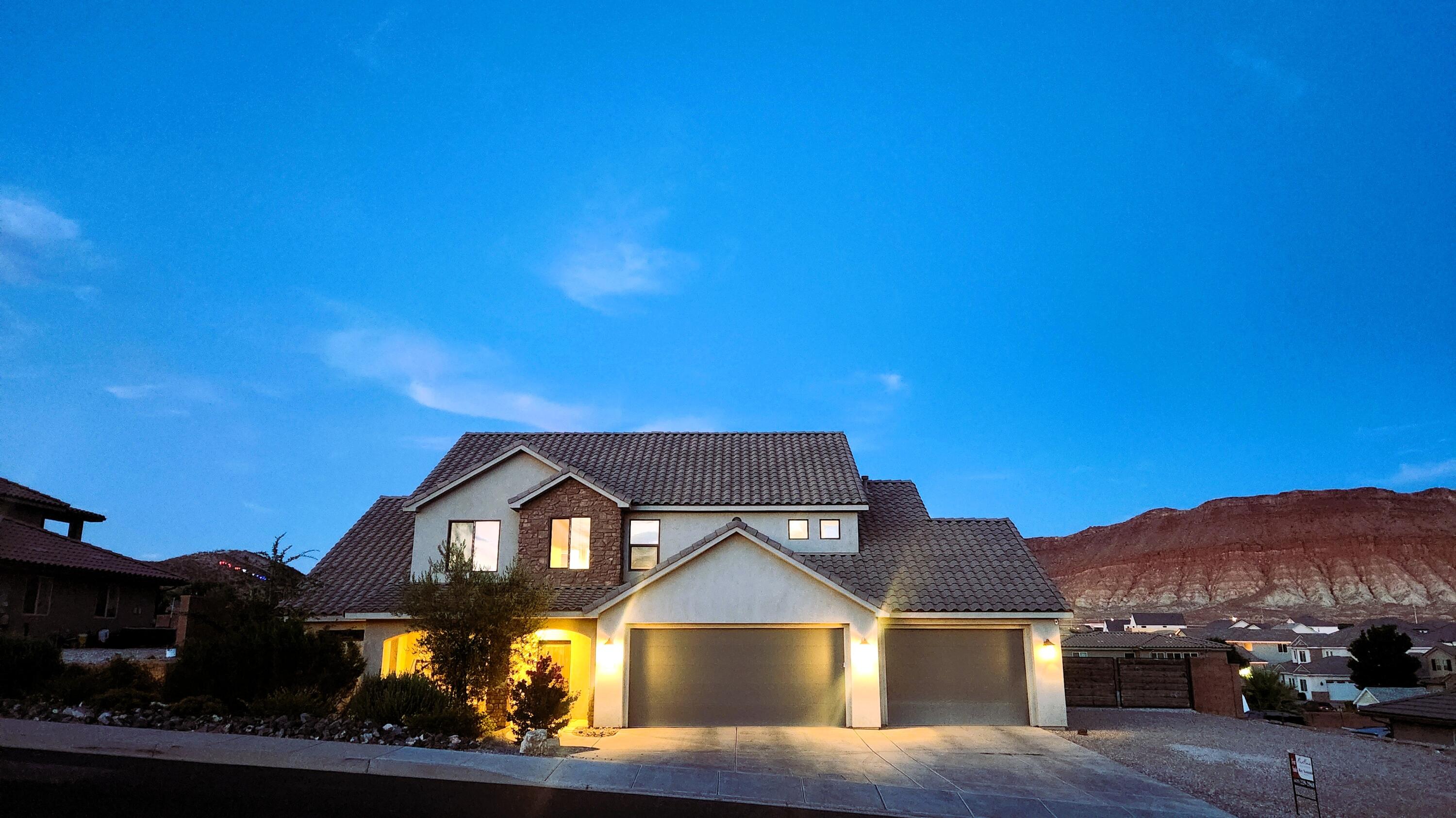 Don't miss this stunning 4-bedroom, 3.5-bath home built in 2016, located in the highly desirable Washington Fields area. Designed with an open floor plan, the home features a modern kitchen with a large island that flows seamlessly into a spacious living area complete with a cozy gas fireplace--perfect for both everyday living and entertaining. In addition you have a den that could be used as an office or made into an additional bedroom.
Upstairs, you'll find three generously sized bedrooms, including one with its own private bathroom, offering added comfort and convenience.
Step outside to enjoy the best of Southern Utah living in your private backyard oasis, featuring a pool and a covered patio ideal for gatherings and relaxation. Situated on a .34-acre lot and located near a neighborhood park, this exceptional home combines space, style, and location.
This incredible property is ready to welcome you home!