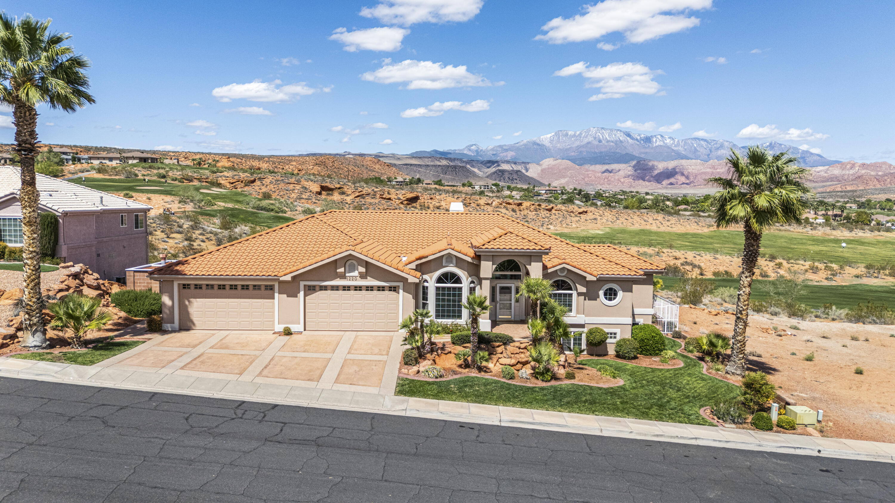 Rare opportunity in Green Springs with arguably one of the top 5 views in Southern Utah. This is the kind of property that almost never hits the market. Positioned with no backyard neighbors and backing the Green Springs Golf Course, you get the benefit of wide open, unobstructed views while still sitting far enough off the course to minimize golf ball impact. The setting alone is hard to replicate.

The home itself has been extremely well maintained and is ready for someone to come in and make it their own. Nearly all original, offering a clean slate with great bones, an open floor plan, and plenty of space to work with. Deep garage provides extra storage or room for toys. Outside, you have a fully functioning and serviced pool, with a brick storage shed connect to the pool equipment area, along with an above-ground hot tub, all positioned to take in the views. No HOA, highly desirable location, and a rare chance to own in one of the most established and sought-after areas where resales are extremely limited.