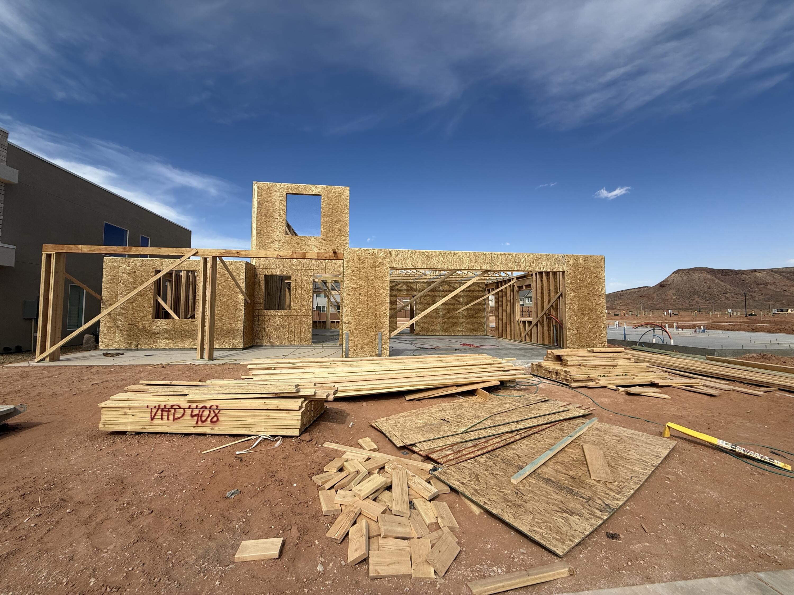 Welcome to one of Southern Utah's newest and most sought-after communities! This beautifully designed 4-bedroom home features a highly desirable main-level primary suite, offering comfort, convenience, and privacy. The open concept floor plan is perfect for everyday living and entertaining, with spacious living areas and modern finishes throughout. Nestled next to Zion Shores and Warner Valley, you'll enjoy easy access to outdoor recreation, scenic trails, and breathtaking beauty that makes Southern Utah such a sought-after destination. Don't miss your opportunity to own a brand-new home in the hottest community in the area!
