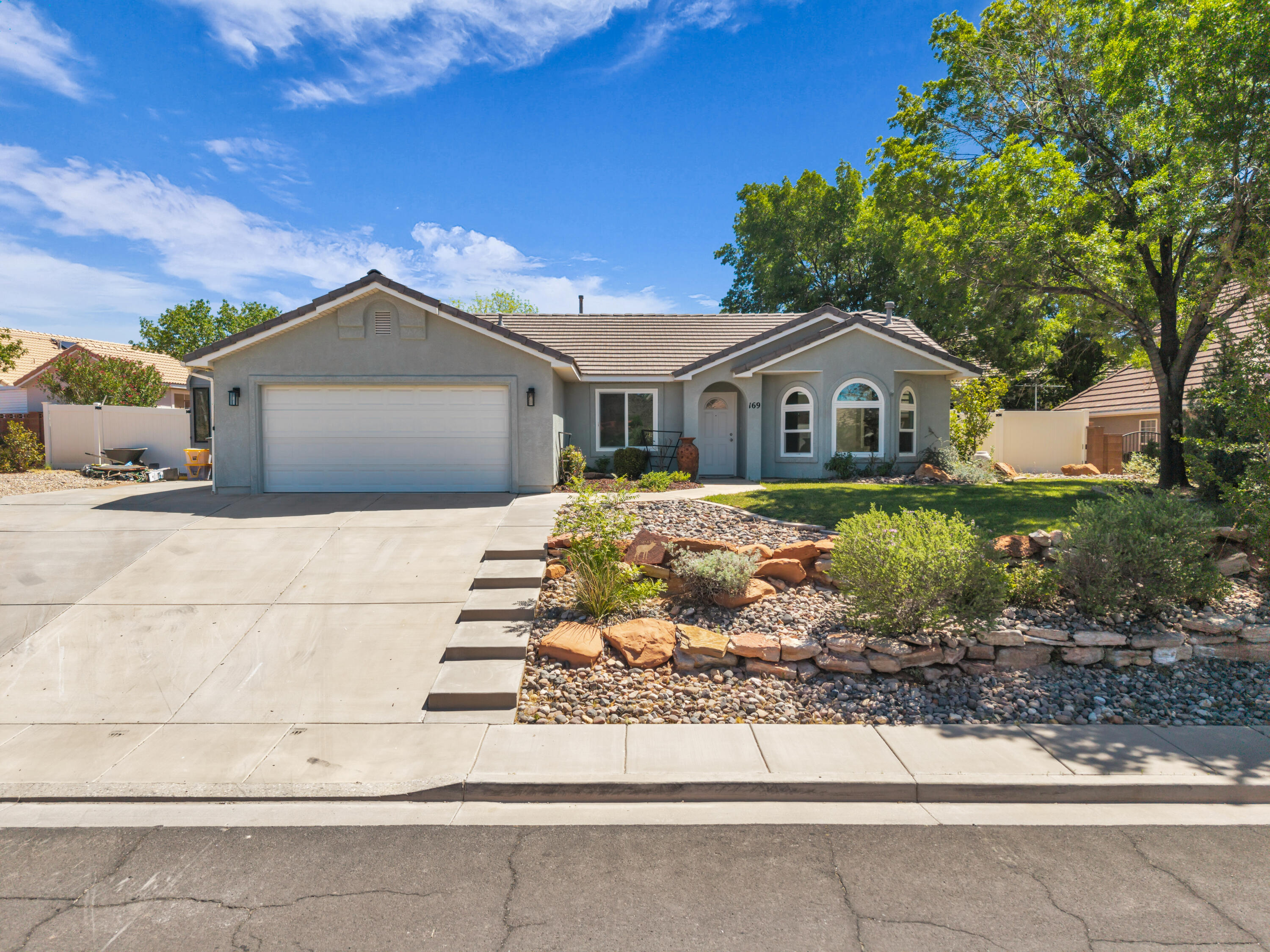 Charming 3-Bed, 2-Bath Home Priced to Sell - Move-In Ready with Incredible Location & Storage!

This inviting one-level, 1,358 sq. ft home offers the perfect blend of modern updates, functional living space, and unbeatable convenience. Featuring 3 spacious bedrooms and 2 full bathrooms, it's ideal for families, first-time buyers, or anyone seeking comfortable single-story living.
Inside, the home shines with recent renovations including brand-new carpet throughout and fresh interior paint. The bright, open layout creates a welcoming atmosphere that feels clean, updated, and ready for you to make it your own.

Location is everything here -- you're just minutes from grocery stores, fast food, the mall, hospital, other medical facilities, and Costco. Families will love that the neighborhood is also extremely close to every level of school. Whether you're commuting, running errands, or enjoying a night out, everything you need is right at your fingertips.
Step outside to a fully finished backyard that bursts with personality and fun. It's beautifully landscaped and perfect for entertaining, relaxing, or letting kids and pets play safely. 

The standout features outside are the two large storage sheds: a 15 ft x 30 ft (approx. )metal shed and a 15 ft x 15 ft wood shed. These provide exceptional storage or workshop space you won't find in most homes this size.
Priced to sell under $450,000, this home delivers outstanding value with two storage sheds, fully landscaped yards, and plenty of upside potential for future updates or personalization.

Don't miss your chance to own this move-in-ready gem in a prime location. Schedule your showing today and discover why this home checks every box!