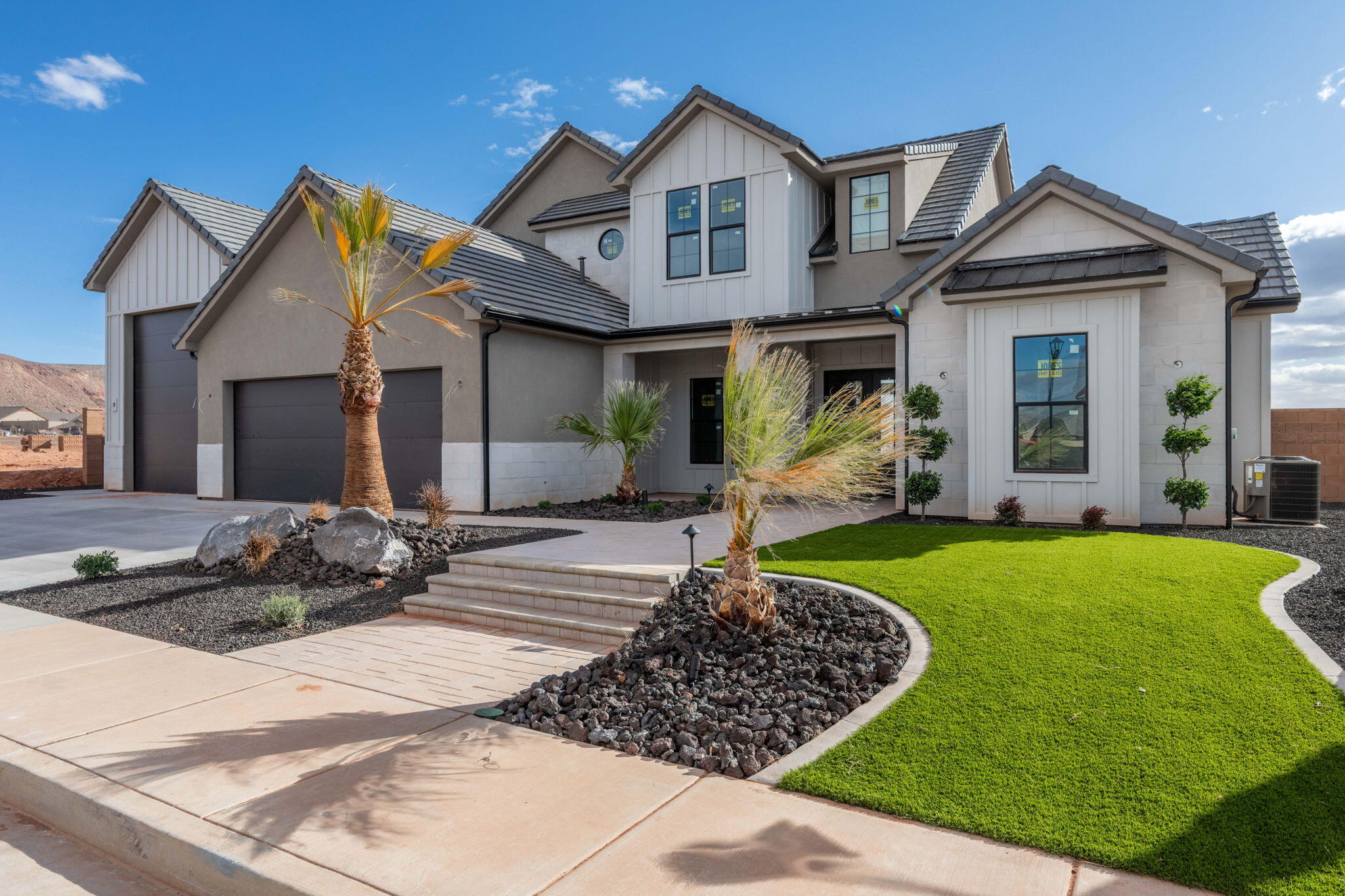 Lakeside! Fully landscaped + 46' RV Garage + Hidden Theater/Game Room!
Experience the ideal blend of luxury, recreation, and effortless living in the Lakeside Community of ALAIA Resort. This thoughtfully designed home features open, light-filled living spaces and a unique hidden theater/game room built for entertaining and unforgettable memory-making moments. The 46' RV garage (15' 10' wide with a12'x14' door and 220V power) is your very own adventure bay.   Enjoy plenty of R&R in your backyard oasis overlooking 1 of 2 private lakes offering non-motorized recreation - paddleboarding, kayaking, and swimming. Located adjacent to Zion Shores Surf Resort, bringing world-class, surfable waves and year-round adventure. This is more than a home, it is a dream lifestyle, inside and out. Dixie Power, 3 HVAC zones and a tankless water heater! Ask about financing options and lender incentives.