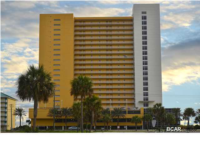 SELLERS JUST PURCHASED NEW HEAT & AIR UNIT, NEW GE WASHER & DRYER AND NEW RHEEM HOT WATER HEATER! This Residence is Beautifully Furnished and Freshly Painted. It Features 2 Bedrooms, 2 Baths, Large Open Floor Plan and Has Breathtaking Views of the Gulf of Mexico. Fully Applianced Kitchen has Island with Breakfast Bar, Granite Countertops, & Tile Backsplash. Fabulous Gulf Front Owner Suite has Slider to Balcony, and Bath Double Vanity and Garden Tub. Living/Dinning Room are also Gulf Front and have Access to Balcony. Sleeper Sofa in Living Room. Amenities Include: Heated Bi-Level Pool , Fitness Center Overlooks the Gulf, High Speed Internet Access, Activity Room, Grilling Area, On-Site Covered Parking, Beach Service and Watersports Available, Located next to Bay County Fishing Pier