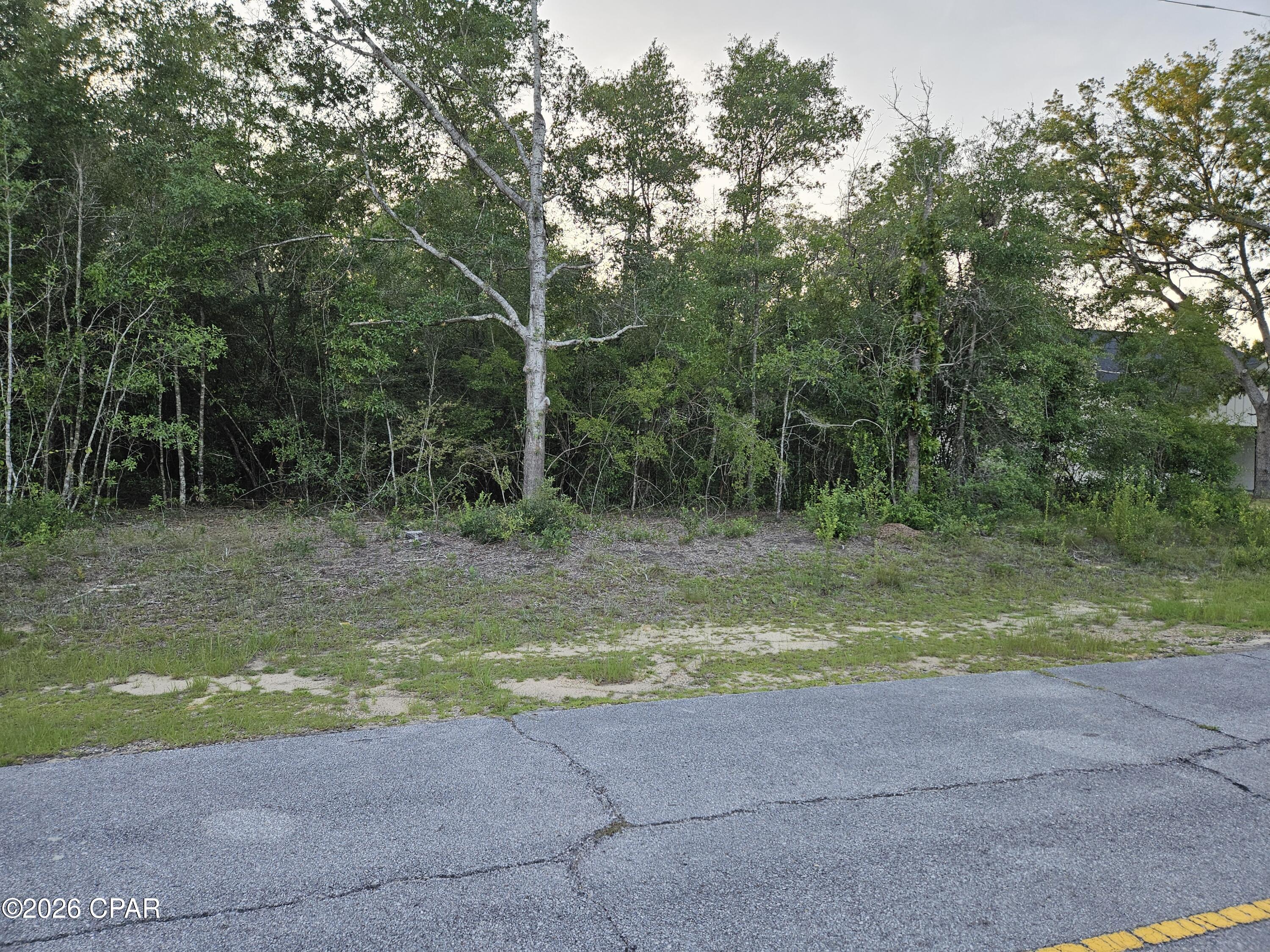This lot is flat is not far from one of the recreational lakes in Sunny Hills, a growing subdivision not far from Panama City or Panama City Beach. It is about a 20 minute drive to Chipley and about 30 minutes to Panama City. The wooded lot is next to a newly built house and would make a good spot for your new home.