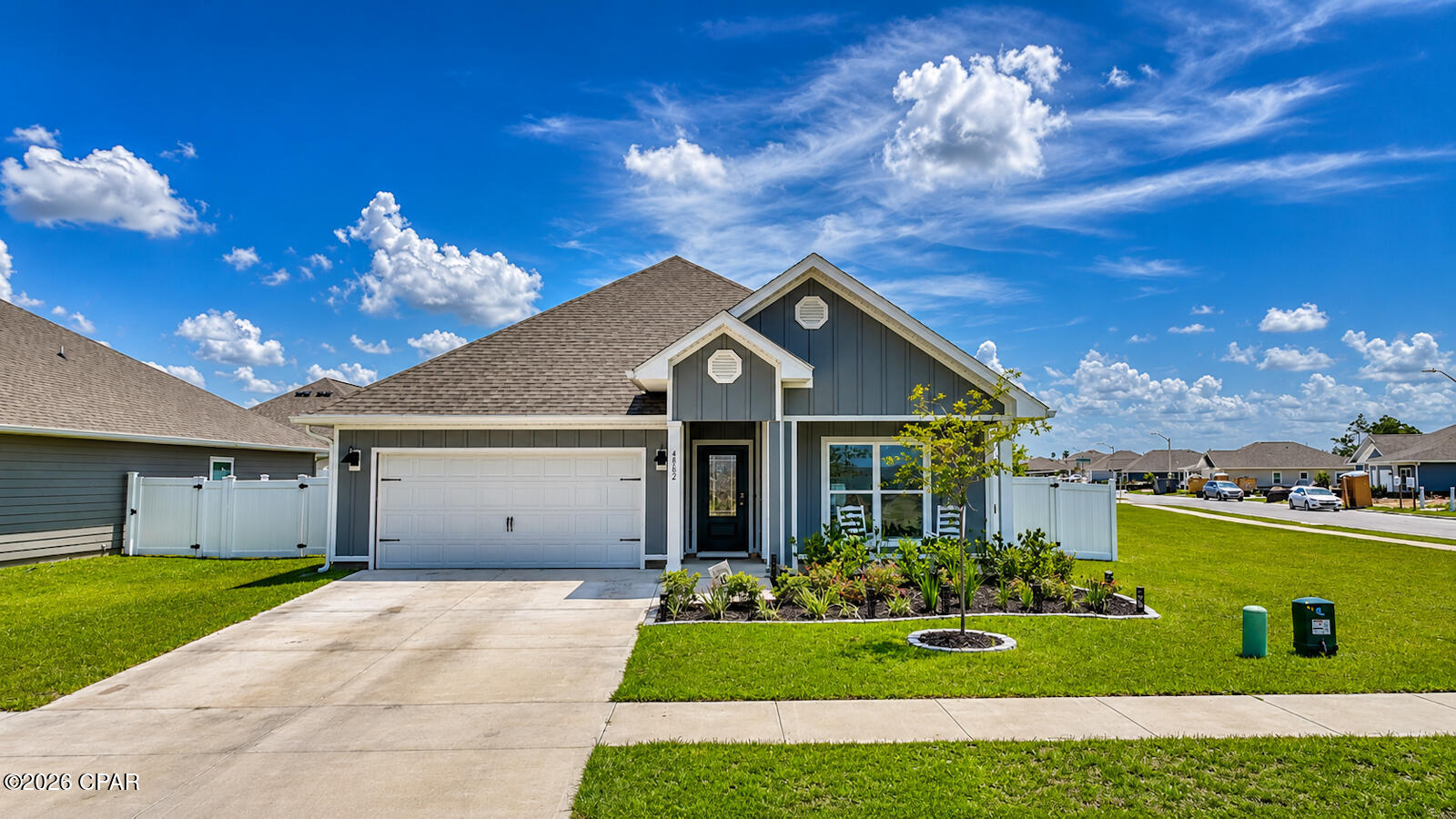 *Open House 8/1 from 12-3pm*
BETTER THAN NEW & MOVE-IN READY!
Welcome to 4862 Windrow Way in the highly desirable Titus Park community! This 4-bedroom, 2-bathroom SMART home offers 1,835 square feet of thoughtfully designed living space on a fenced corner lot, combining the benefits of new construction with the convenience of being move-in ready.

Why wait months to build when you can enjoy a home that's already complete? This beautifully maintained property is ready for its new owners and offers a fully fenced backyard; perfect for pets, play, entertaining, or relaxing outdoors.

The open-concept floor plan features spacious living areas, a modern kitchen with ample cabinetry and countertop space, and a private primary suite designed for comfort. With four bedrooms, there's plenty of room for family, guests, a home office, or hobby space.

Titus Park residents enjoy outstanding neighborhood amenities, including a community pool and dog park, while the location provides quick access to Highway 390 and Highway 231 for an easy commute. You'll also be just minutes from Publix, Starbucks, restaurants, shopping, the Lynn Haven Bayou Park, and highly rated Bay County schools.

As an added bonus, the sellers are offering up to $8,000 buyer credit that can be applied toward closing costs or an interest rate buy-down, helping make homeownership even more affordable.

Skip the construction wait and move right into this better-than-new home in one of Bay County's most sought-after communities. Schedule your private showing today!