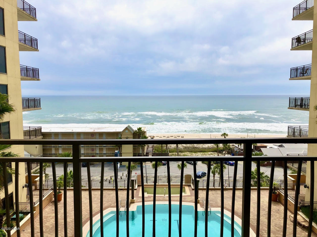 Available immediately...Front and center location studio in Origin at Seahaven overlooking the pool and Gulf. Fully furnished including housewares, electronics, and accessories. Kitchenette, Gulf view balcony, sleeps four with King bed and sleeper sofa. Origin is beautiful...the only Panama City Beach condo with hotel design and interior corridors, mahogany entry doors, custom hall sconces and address plaques, pendant lighting, granite, raised panel cabinets, a theater, fitness center, and observation decks, dining terraces, parking in the building. Perfect location just one mile East of Pier Park, walking distance to Gulf World, across from Sharky's and Hang Five Beach Bar & Grill, close to Frank Brown Park and less than 20 minutes gate to door from the airport.