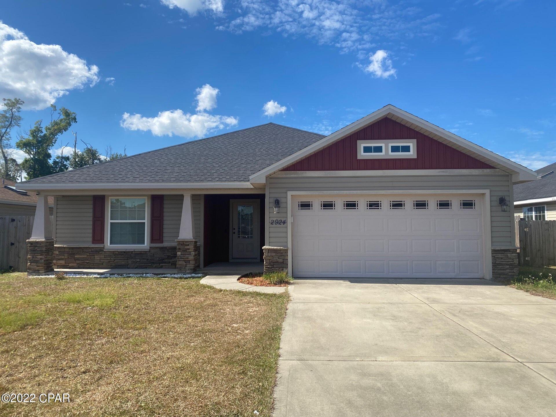 Home located just minutes from TAFB, shopping, schools, dining, entertainment and located in the Cedars Crossing Subdivision at the end of the cul-de-sac! This home features a split bedroom floor plan, new carpet in the living room with large windows and high ceilings; providing a lot of natural sunlight, a breakfast bar in the kitchen. The covered back porch and large fenced backyard is perfect for outside entertainment and enjoying the warm Florida weather!