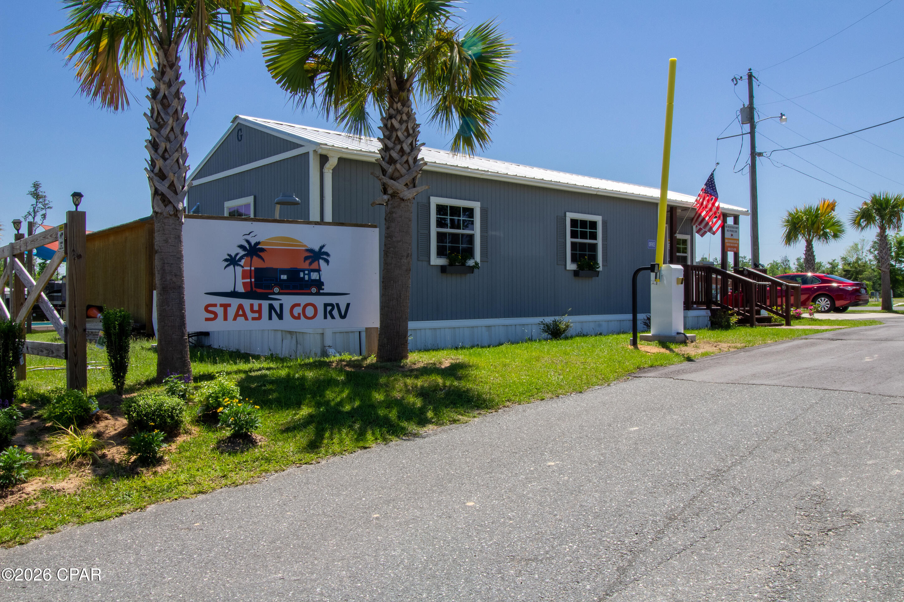 Great opportunity to own a fully managed active RV park located in less than a half of a mile to I-10 in beautiful Marianna, Fl. This RV park contains 51 RV spots with 18 concrete pads and comes with 7.9 acres of land. All spots have power, water, and sewer hookup. The park has bathroom facilities as well as washer and dryer with airconditioned seating area and cable television while you wait for your laundry. Stay N Go RV Park is conveniently located just a half mile north of I-10 which provides the perfect resting point for RVers traveling both East and West from Tallahassee to Pensacola and beyond. The owner had taken great pride in upgrading the park to include paved roads, concrete pads, laundry facility as well as all new hookups and new landscaping.
