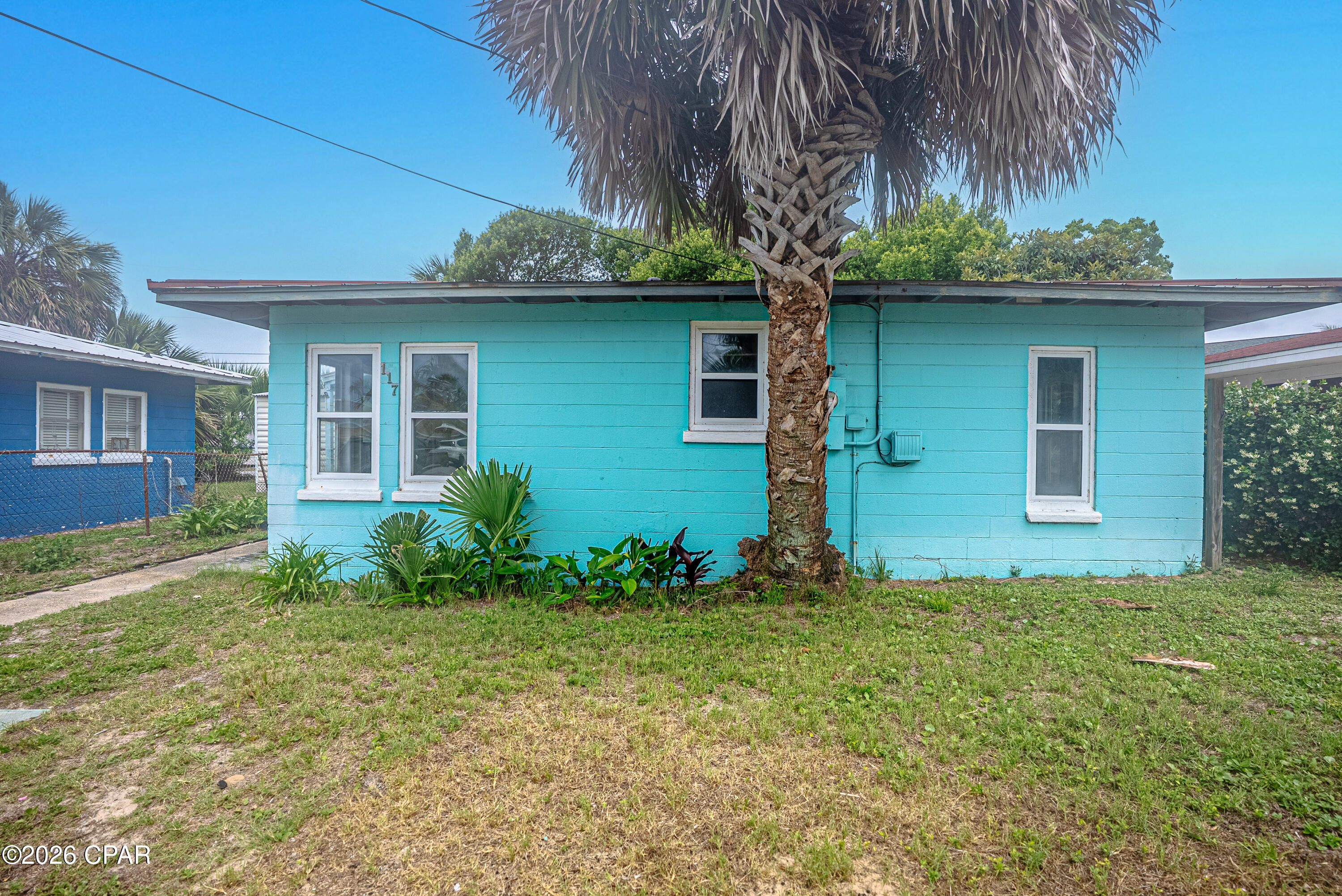 Located in the heart of Laguna Beach, this charming 2 bedroom cinder block cottage offers an incredible opportunity. Featuring tongue and groove ceilings, terrazzo floors, and a location just one block from the Gulf, this property is full of character and potential. Whether you're looking to make a few updates or take on a full renovation, this home offers solid bones and the chance to create the perfect beach retreat or short term rentalLaguna Beach is known for its laid-back coastal lifestyle, golf cart-friendly streets, locally loved spots like Thomas Donuts & Ice Cream Shop and the Carousel grocery store, and miles of beautiful protected shoreline. Conveniently located just minutes from Pier Park, and new attractions like Dolly Parton's Pirates Voyage and TopGolf, approximately 10 minutes from 30A, and about 22 minutes from Northwest Florida Beaches International Airport, this location offers easy access to dining, shopping, entertainment, and travel. Whether you're searching for a primary residence, vacation home, or investment opportunity, this property is full of possibilities. Come see it today! CASH ONLY