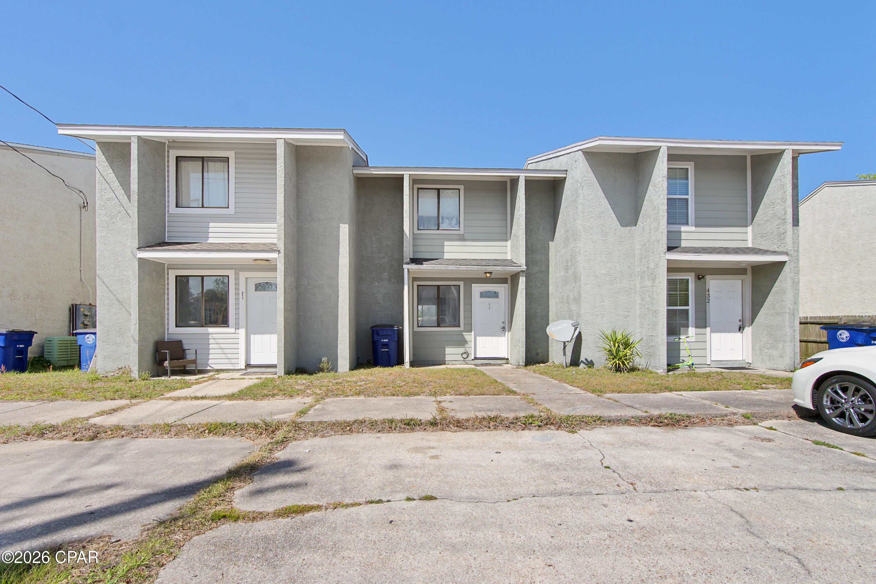Centrally located townhome in Venetian Villas with NO HOA. This property offers a great opportunity as a primary residence or rental investment. The home features a fenced-in backyard with a covered porch, perfect for outdoor relaxation or entertaining. Inside, you'll find a convenient half bath located downstairs for guests and everyday functionality, while all bedrooms are privately situated upstairs.

Ideally located just 15 minutes from the white sandy beaches and close to restaurants, shopping, and everyday conveniences in Lynn Haven and Panama City. Low-maintenance living in a location that keeps you close to it all.