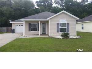 Cute ''move in ready'' home in a quiet subdivision. This contemporary home has a split floor plan and is tiled in all the main and wet areas. The floor plan is very open and spacious. The kitchen has a breakfast bar, granite countertops and plenty of cabinets. The interior has been freshly painted and new carpet installed in the bedrooms. The stove and dishwasher are also brand new. There is an extra wide driveway in addition to the one car garage. The huge backyard is privacy fenced. The home has a covered front porch and a large screened in back porch.