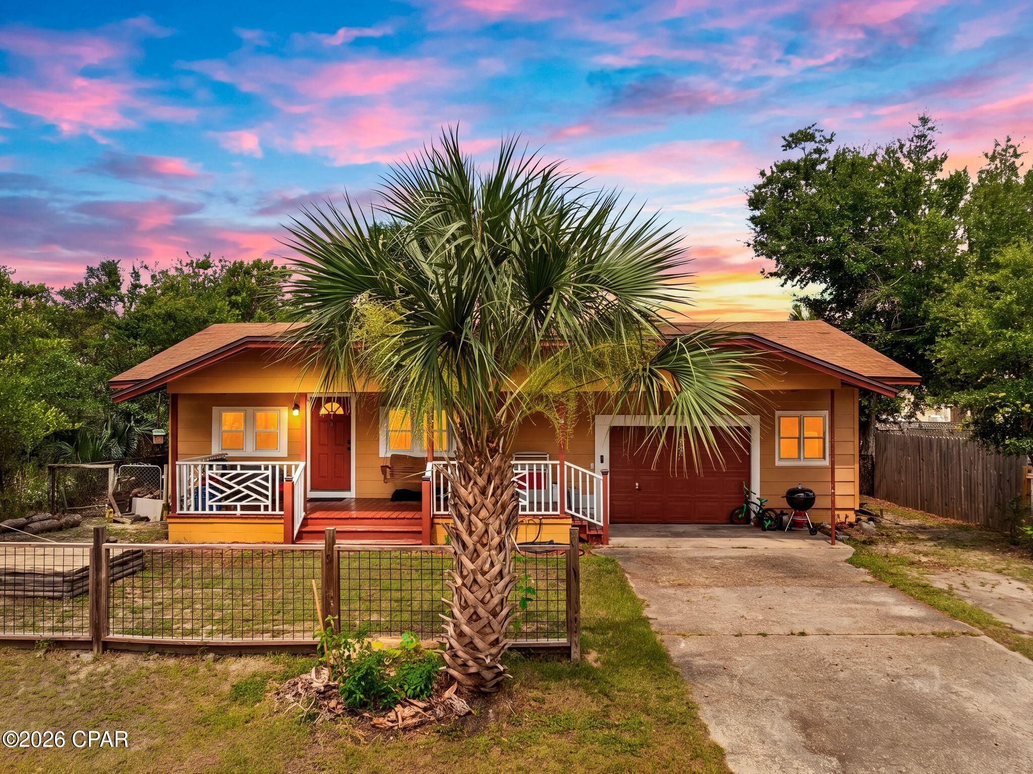 Welcome home to this charming 2-bedroom, 1-bathroom residence nestled in the heart of Panama City, just minutes from historic St. Andrews and downtown. This inviting home features a welcoming covered front porch--the perfect place to enjoy your morning coffee or unwind in the evening.
Inside, you'll find a comfortable and functional layout with plenty of natural light. A one-car garage provides convenient parking and additional storage. 

Whether you're a first-time homebuyer, looking to downsize, or searching for a great investment opportunity, this home offers the perfect blend of character, comfort, and location.


Enjoy easy access to St. Andrews' waterfront, local restaurants, boutiques, parks, marinas, and entertainment, all while being close to schools, shopping, and everyday conveniences. 

Don't miss your chance to own a home in one of Panama City's desirable neighborhoods!