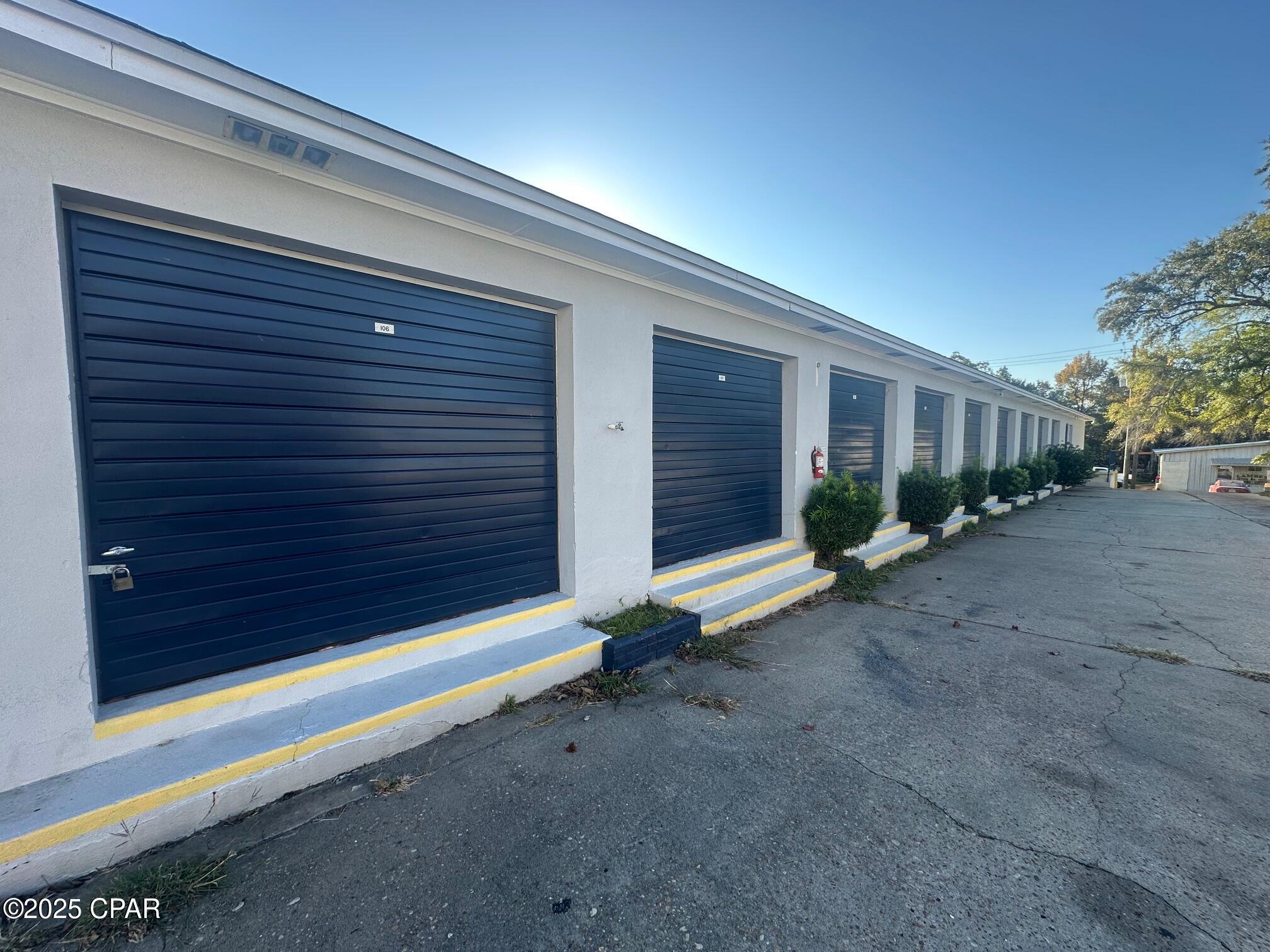 Newly remodeled storage units now available with plenty of parking area for outside storage as well.  Located in downtown Marianna, just off HWY 90 and just West of the Courthouse, this storage facility stays nearly 100% occupied.  Currently has 22 units.  There is room to grow and add more building sq ft or use the extra space for outdoor storage.   Walking distance to all shops and retail downtown Marianna.   East access in and out of this property.   Call today for a chance to own income producing real estate.