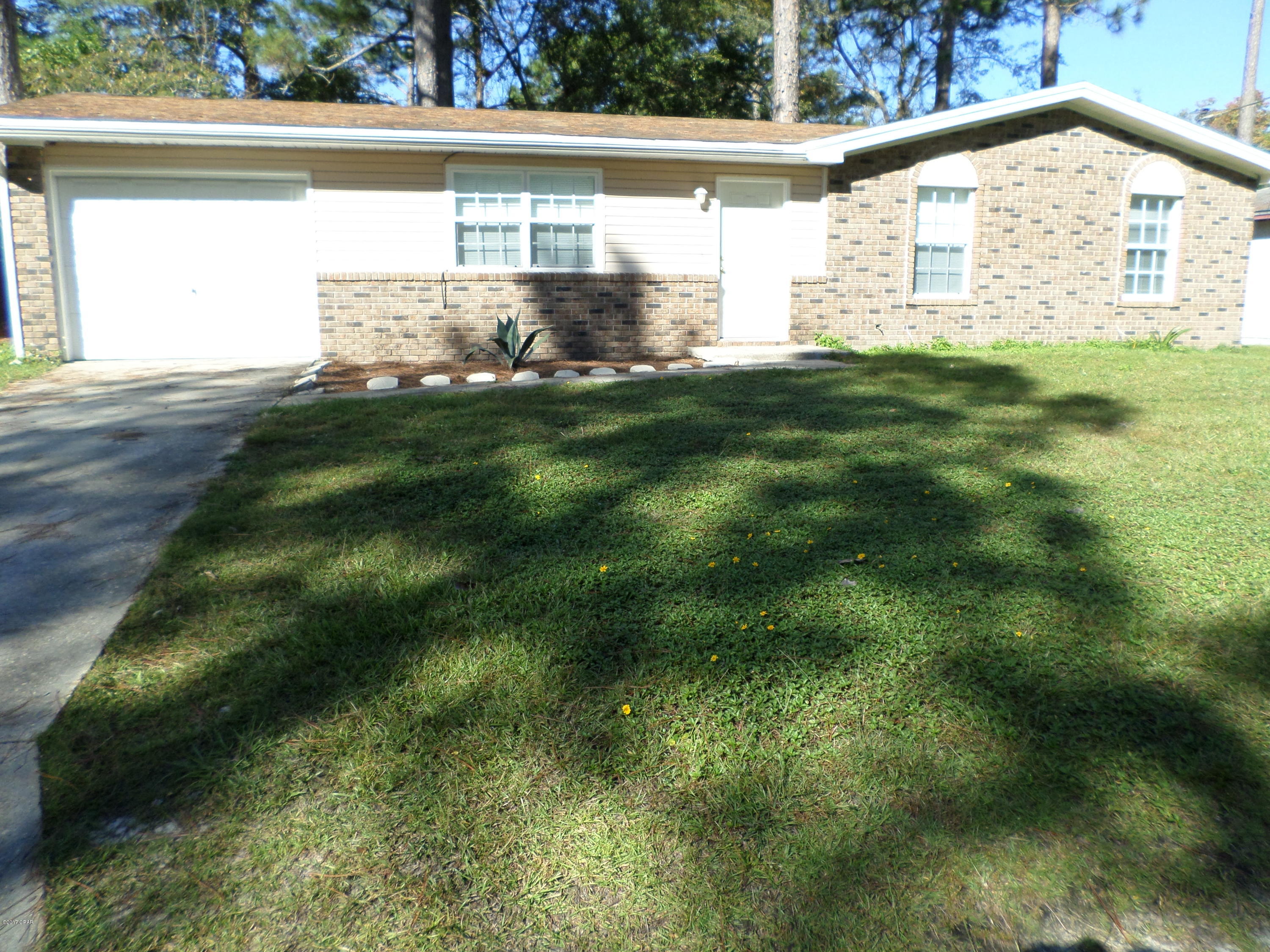 3 Bedroom 1.5 Bath home convenient to Tyndall AFB. All property sizes and ages are approximate, please measure and/or verify if important. School assignments are subject to change, please check with Bay County for most accurate information. Deposit is the same as the rent. Pets NOT Allowed!