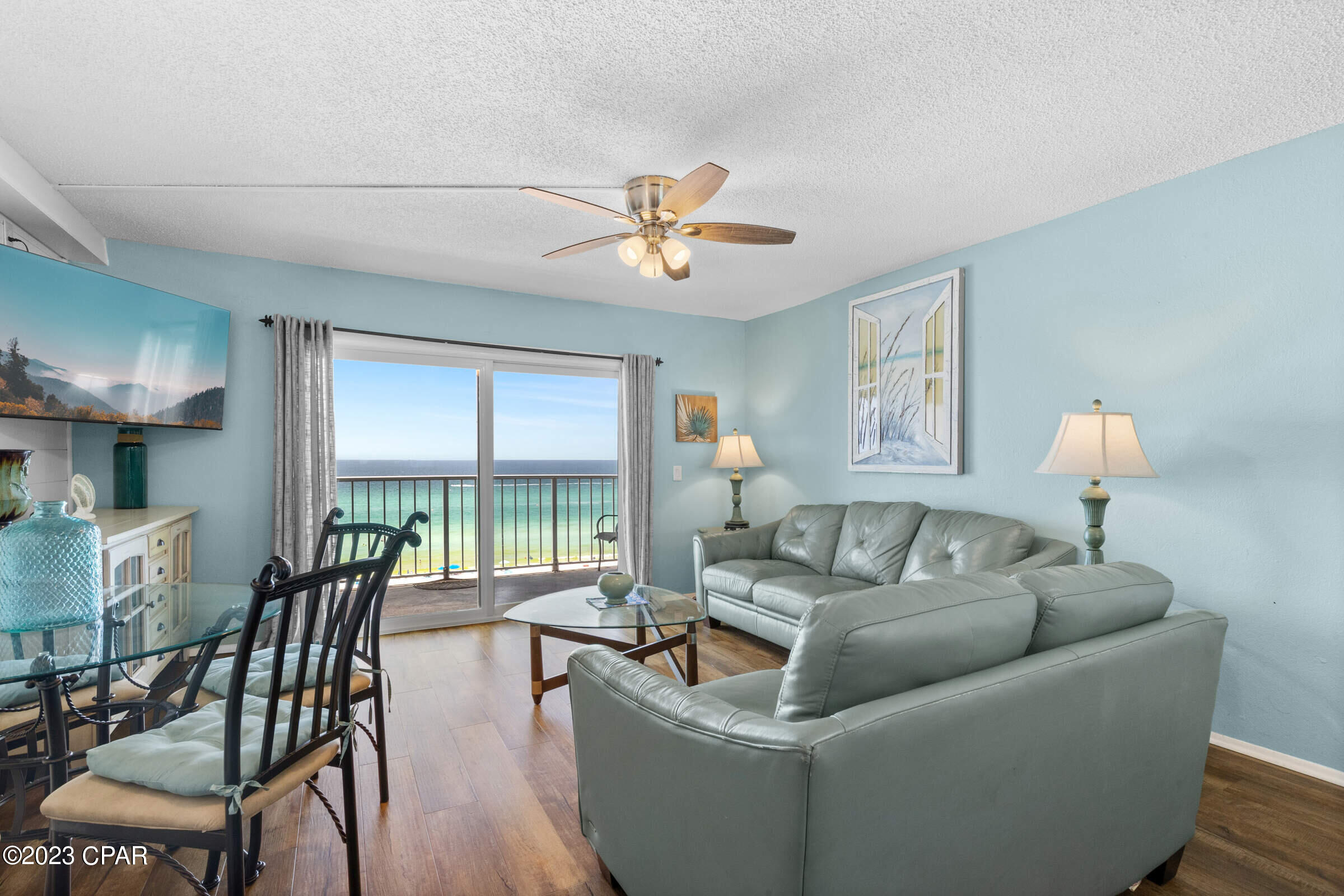Don't miss this beautiful gulf front condominium! The Summit keeps guests coming back year after year with all the on site amenities you could want, plus emerald water and white sand beaches at your fingertips. This well maintained unit will make the perfect vacation spot for your family or guests to create lasting memories. This is an ideal mid-floor for the best views on the 8th level. Tasteful decor and touches throughout the unit make it a perfect beach getaway. With two large pools, two hot tubs, two kiddie pools, a game/arcade room, a BBQ and patio area, the poolside Tiki Bar, indoor hot tub, sauna rooms, tennis courts, fitness center, Bikini Bob's restaurant, go-karts and slingshot across the street, walking distance to multiple restaurants and coffee shops, you won't need to car to have the perfect beach vacation. Call the listing agent to see all that this property has to offer!