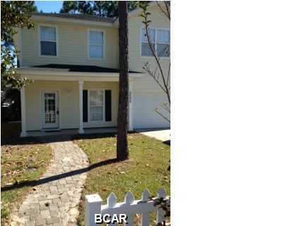 Well maintained 2 story home located in central Bay County; close to Tyndall AFB, schools, shopping, and dining. This home features all 4 bedrooms on the second floor, a dining area, 1 car garage, a laundry room, and stainless steel appliances. The large yard is perfect for enjoying the warm Florida weather! Call today for a showing.