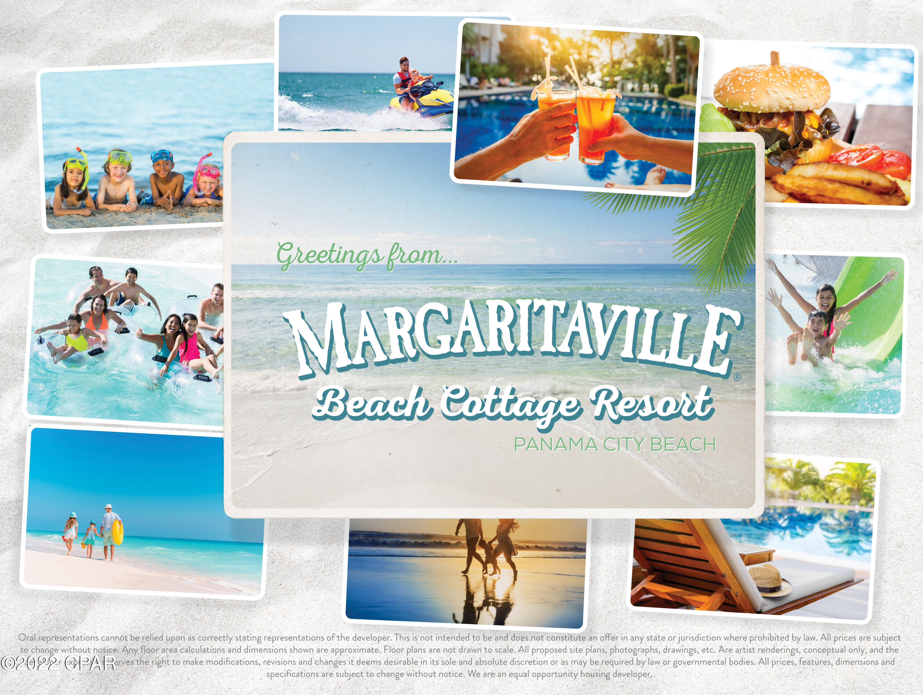 Live the Margaritaville lifestyle and enjoy the amazing views from all 3 levels of this new construction, 5 bedroom plus bunks, 4 ½ bath home. Margaritaville Beach Cottage Resort offers homeowners a chance to live the dream of owning at Margaritaville and the opportunity to share that dream with vacationers eager to book a stay here! You'll have a hard time deciding which way to enjoy the water first! You can relax the huge resort pool, take a trip around the 425 ft long lazy river or walk just a few steps to the emerald green waters of the Gulf. The Escape floorplan features 2,943 sf of heated/cooled space perfectly designed to fit your every need.