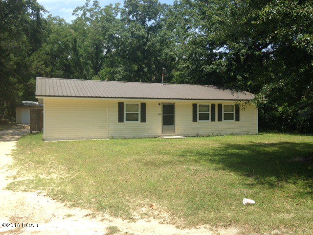 Nice 4 bedroom home 1 bath home in the city limits. House features slit bedroom plan, new metal roof and paint. Outside you will find large fenced lot with outbuilding.
