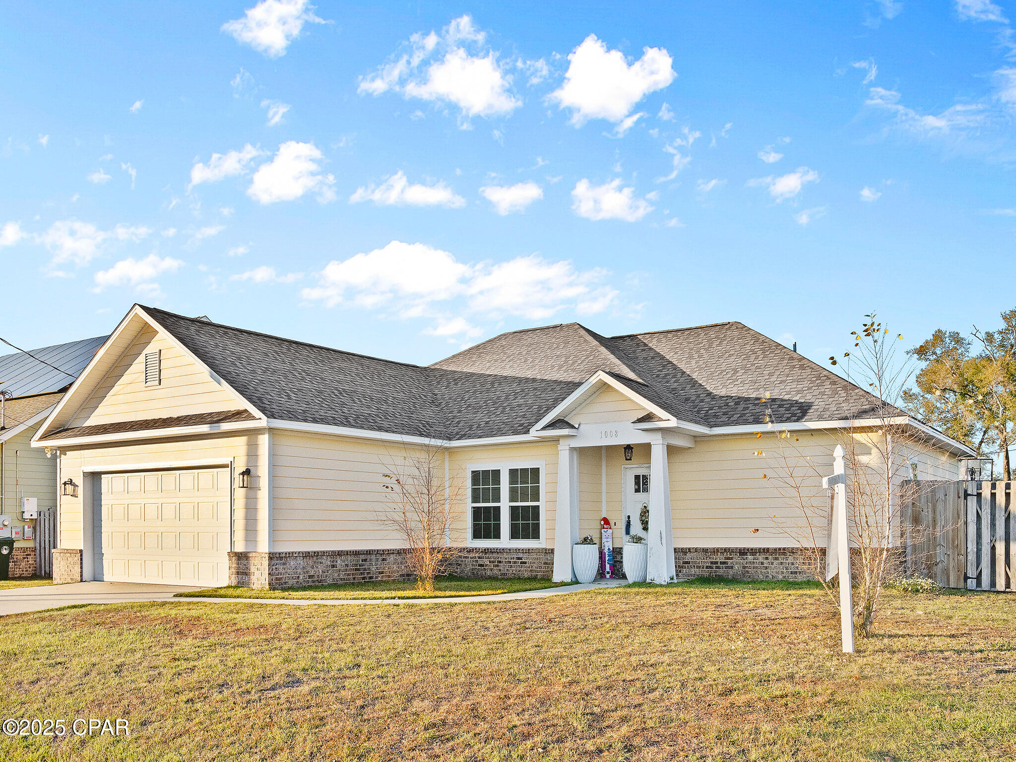 New Reduced Price-365k!
 Nestled in a quiet neighborhood just minutes from the boat ramp and popular Lynn Haven parks, this spacious 3-bedroom, 2-bath corner-lot home is a must-see!

Step inside to a bright living room, formal dining area, and an inviting eat-in kitchen--ideal for everyday living and entertaining. Enjoy Florida living at its best on the huge screened-in porch, perfect for relaxing or hosting guests, while the well-maintained landscaping enhances the home's welcoming charm.

Additional features include a large laundry room, a thoughtful layout with charming details throughout, and an attic offering plenty of extra storage.Also attached 2-car garage and driveway parking.
🔹 Privacy-fenced yard for outdoor fun and pets
🔹 Corner lot location with excellent curb appeal.

This home has been well cared for, is truly move-in ready, and won't last long.