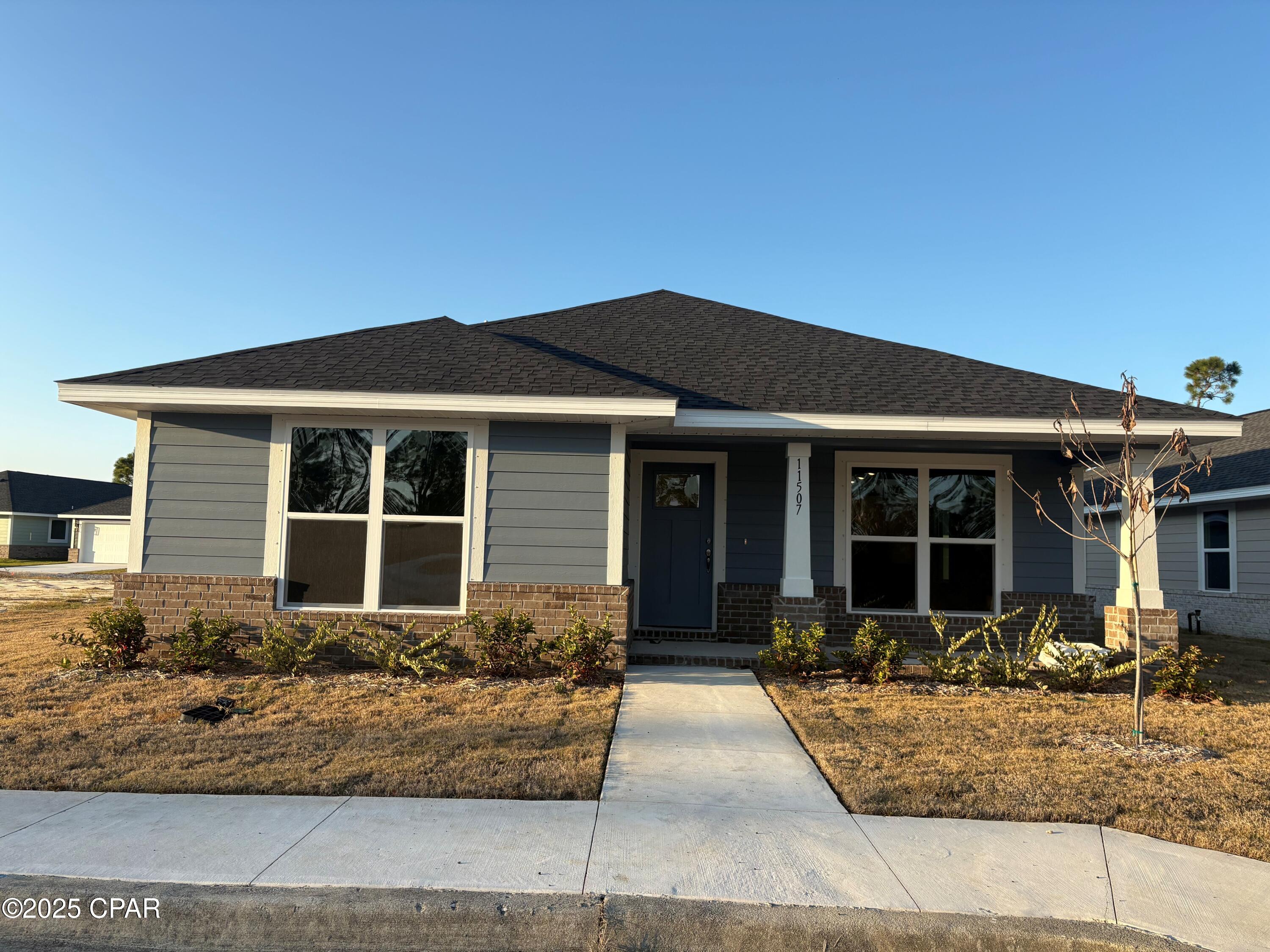 QUALIFIES FOR THE 4.99 INTEREST RATE & COVER CLOSING COST WITH PREFERRED LENDER. Come Experience The Difference with Adams Homes in this versatile family floorplan. Includes granite countertops, CoreTec Pro Plus flooring, a sprinkler system, and a rear-load two car garage. Enjoy Florida's great outdoors by calling this peaceful waterfront community home. From kayaking and fishing, to boating East Bay can accommodate it all. With beautiful intracoastal views this community is just 20 minutes from Tyndall AFB, 37 minutes to Mexico Beach, or a short boat ride to Shell Island.