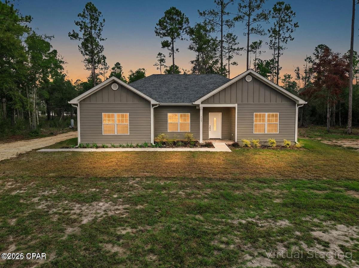 **CURRENTLY UNDER CONTRACT, SELLER WILL CONSIDER BACKUP OFFERS**

Brand-new 2025 construction on 1.96 acres in the highly sought-after Blue Springs Plantation subdivision! This beautifully designed 3-bedroom, 2 bath home features durable Hardie Board siding, a modern, open layout with LVP flooring, granite countertops, soft-close cabinet drawers, and 9-ft and 12-ft ceilings that create a bright, spacious feel. The kitchen features stainless steel appliances and a functional layout perfect for everyday living.

The home includes large bedrooms, double vanities in the bathrooms, a covered back porch for relaxing outdoors, and a detached 2-car carport. Enjoy almost 2 acres of peaceful living while staying close to town.

Located just minutes from the popular Blue Springs Park and about 15 minutes from Marianna schools, this home offers the perfect blend of privacy, convenience, and high-quality new construction.

Move-in ready and built to last--this one won't last long!