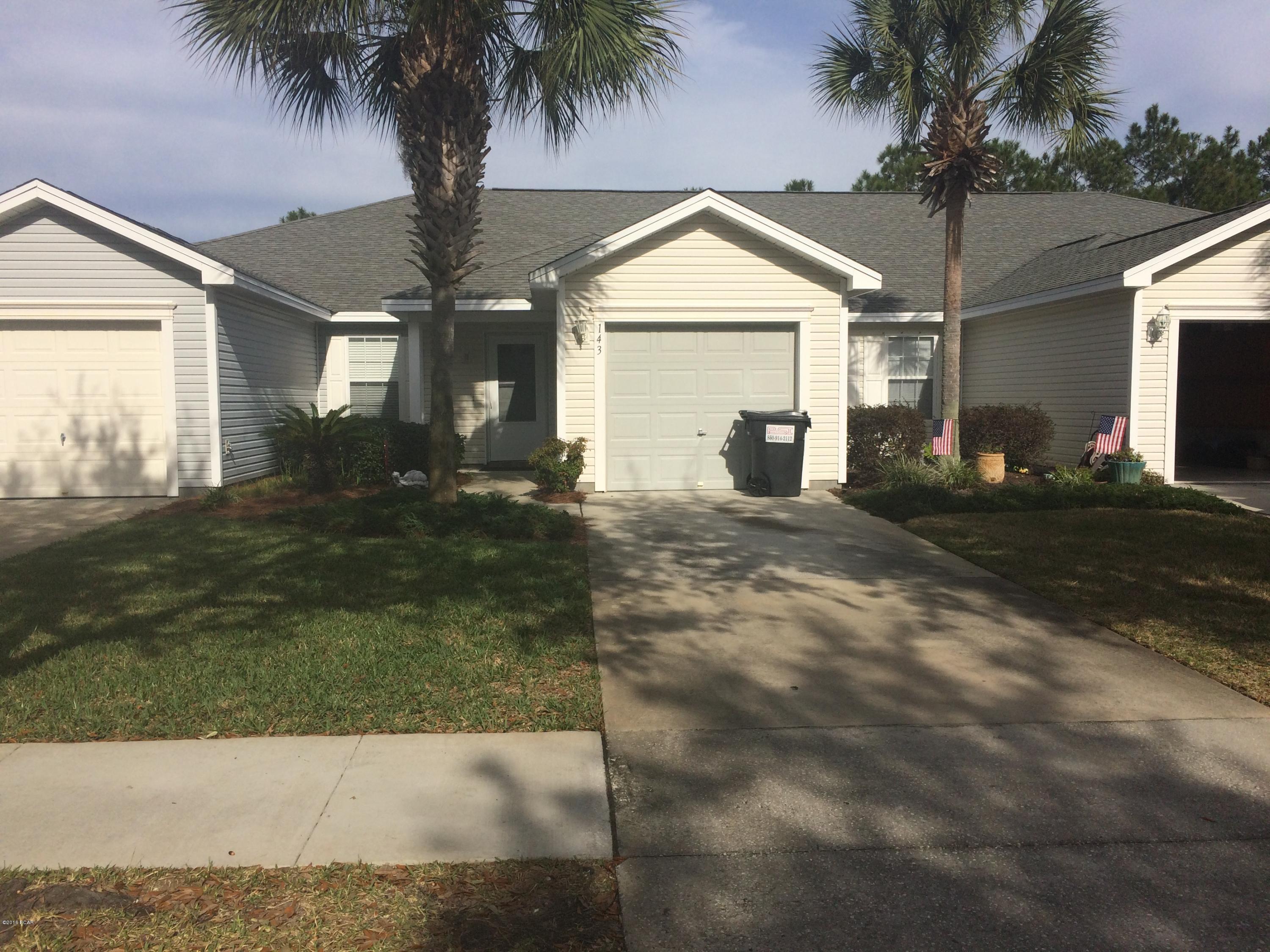 This is a very nice one story 2 bedroom 2 bath town home in the Palmetto Trace subdivision. Community pool, lawn care included. Close to Pier Park and Frank Brown Park. No pets please.