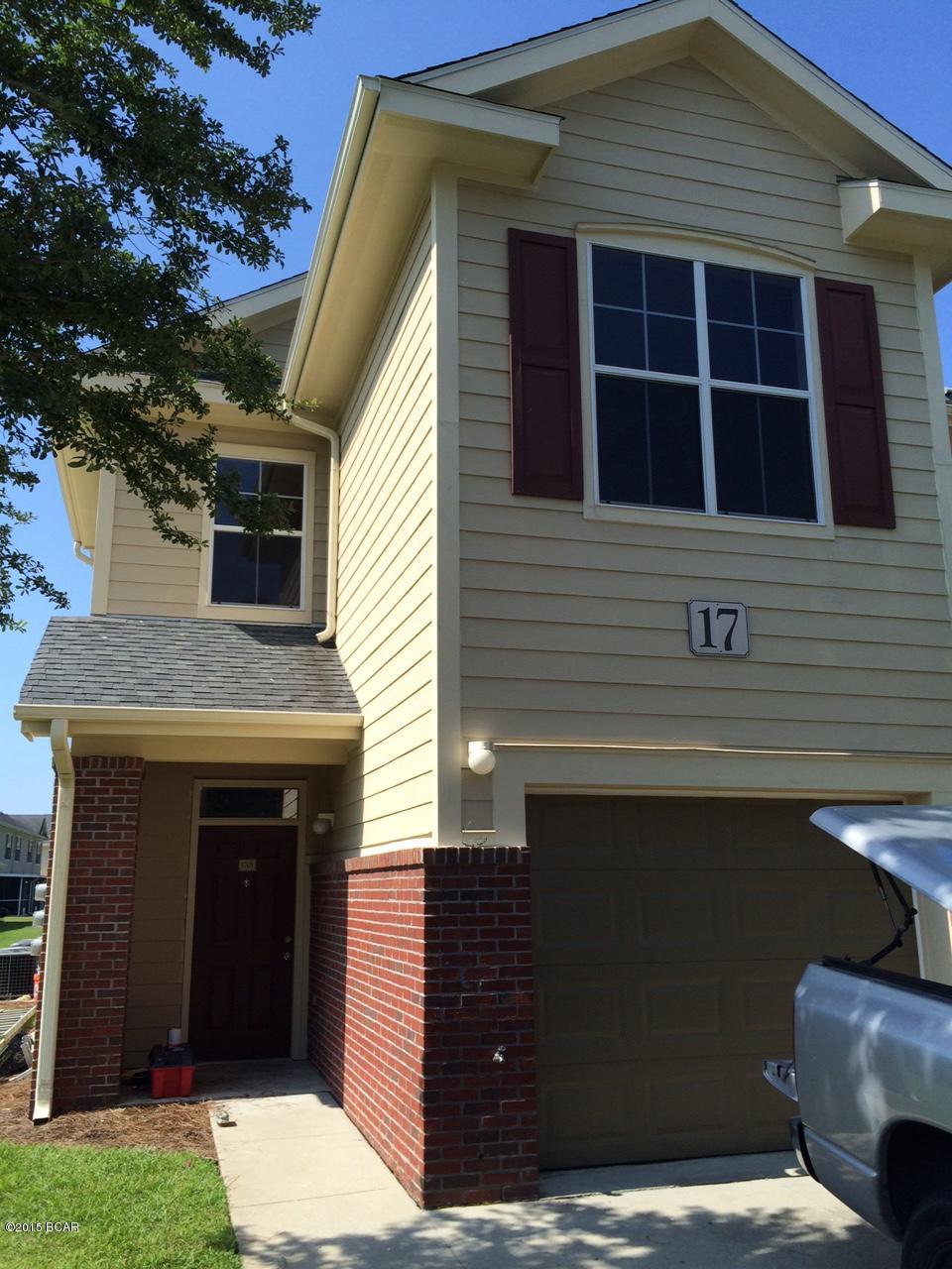 Great location! This is a 3 bedroom, 2.5 bath town home in Baldwin Rowe. Conveniently located to Lynn Haven, 23rd St corridor and just a short drive to down town Panama City. This unit features hard wood floors in the living area, granite counter tops, large master bedroom with walk in closet.