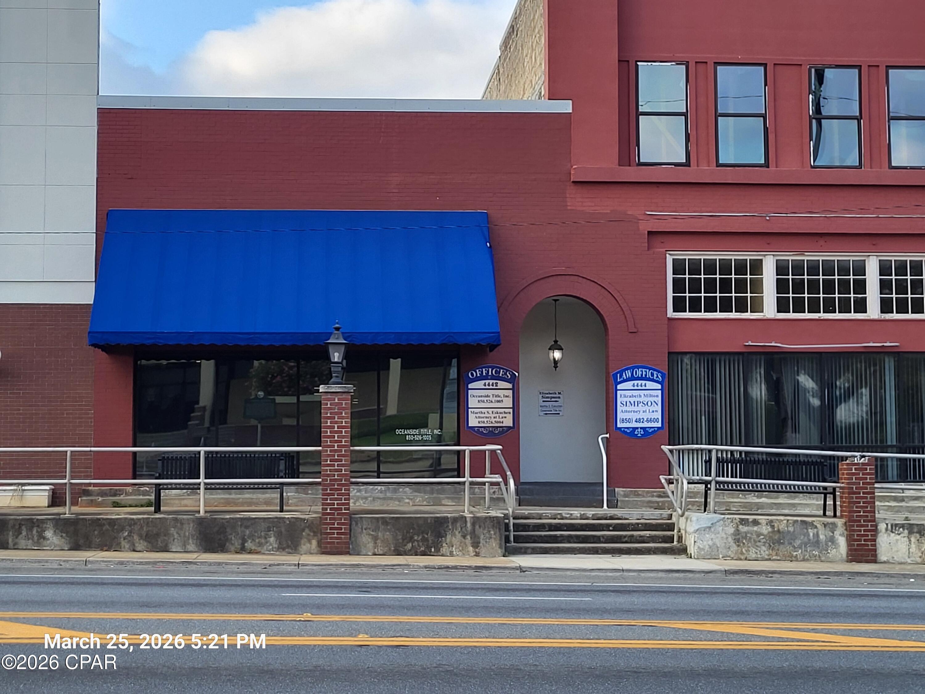 Newly RENOVATED and UPDATED in 2020, this Amazing Office is Located in Downtown Marianna, directly across from the Jackson County Courthouse.  The historic brick front with Windows to the City give this Office a Professional Atmosphere that your clients will really appreciate.  Have your clients relaxing in the large Reception area while watching Downtown Marianna grow with new businesses and renovations.  Currently being used as a Law Office and Title Insurance Agency, the potential for any business is here.  4 separate offices, Conference Room, Kitchen, storage and Receptionist work space are all part of this amazing office.  Many new and desirable changes are coming to Downtown Marianna.  This Property is ready to go!