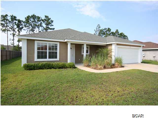 What a great price on a 4 bedroom home! This newly built home is laid out perfectly with a split floorplan and large open living/dining area. There is nice covered back porch with a fenced back yard. Two car garage and large laundry area included. Located within walking distance to two schools and near up and coming new developments. Just a short drive to TAFB and parks and recreation.