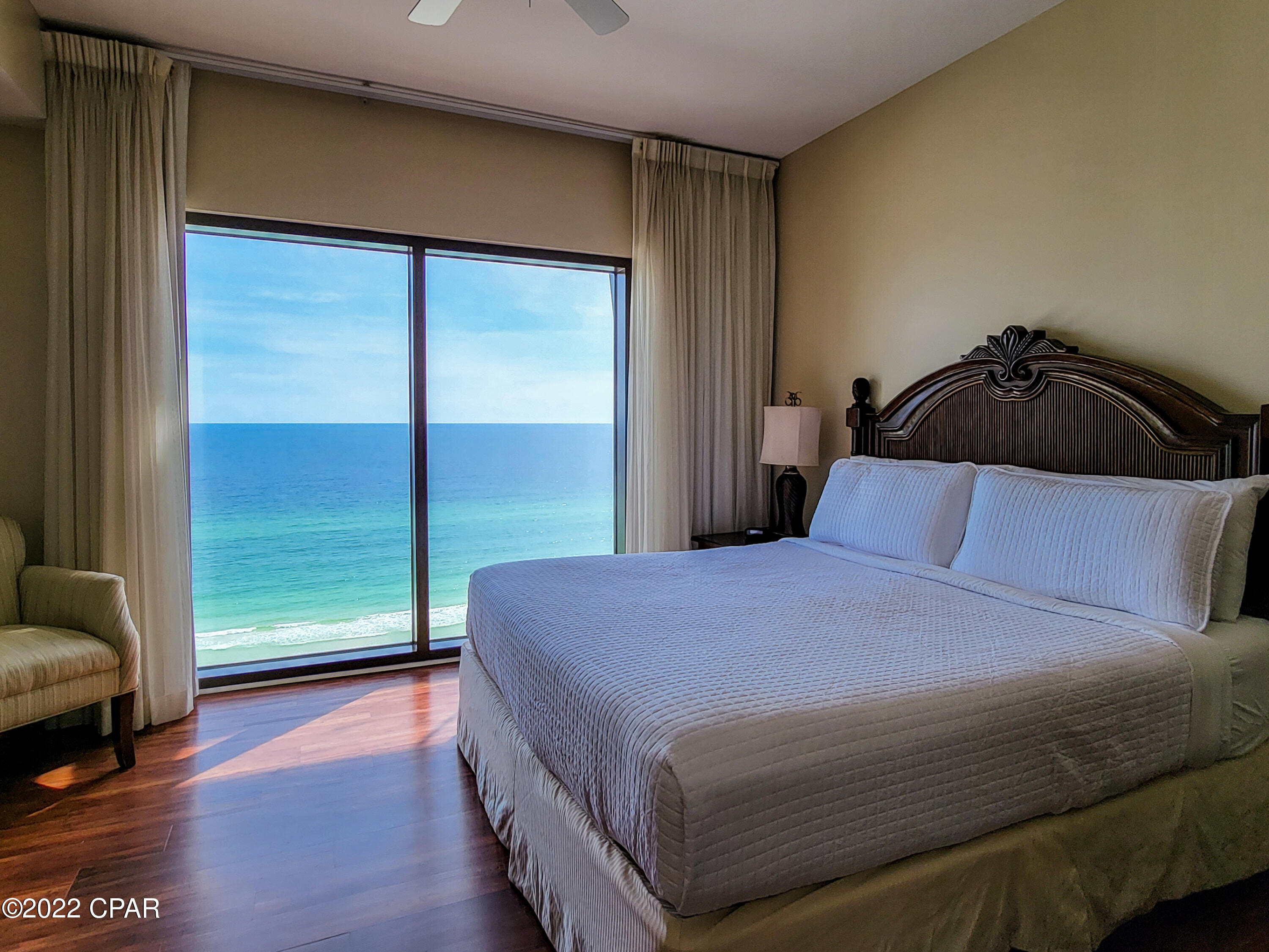 Here is a beautiful condo in an amazing resort!  This property was purchased by the wife of the seller in 2019, sight unseen and surprisingly to the husband.  Together they have loved this condo, vacationed often, shared many great memories as a family, and rented it short term to other vacationers to do the same.  Fast forward by a few years, and as tragedy has it, the seller's wife passed away, leaving the seller with a property that he simply is ready to pass to a new owner to have the same great experience that his family has had with it.  This is an excellent investment opportunity!  This is your chance to own a rare 3 bed, 3 bath lockout unit at Origin in PCB.  Priced to sell at a discount over recent similar sqft costs.  Recent sales include a 2/2 lockout which sold for $580K, and a Gulf view studio that sold for $214k.  Combined value of nearly $800K for only $695k!  Unit 1433 is a 2 bed, 2 bath unit with amazing views of the Gulf, and a large corner balcony.  Unit 1435, complete with it's separate entry door, is a 475 sqft studio unit with it's own private balcony and Gulf views.  You are buying two condos with an available connecting lockout door for one low price.  The lockout feature offers the opportunity for you to rent both units as a single 3 bed, 3 bath unit, or rent them as a 2 bed, 2 bath condo, and a studio condo separately, increasing your gross revenue.  Just a short walk to the white sand and emerald waters through a dedicated beach access just across the street.  Located in the heart of PCB close to shopping and restaurants, across the street from Sharky's beachfront bar and grill, and within walking distance to Pier Park and the new Top Golf facility.  Origin is one of the very few high-rise condos in PCB to offer interior corridors, keeping you safe and dry during inclement weather.Origin offers many amenities including two BBQ grill/picnic areas, a heated pool, hot tub, theater, game room, laundry facility, vending, a gated community with 24-hour security, Beaches and Cream convenient store and grill, and Sunsations beach store.  Don't miss your chance to own one of the very few 3/3 lockout units available across all of PCB, and the first one to be available at the Origin resort for over 2 years!!!  Call me today to schedule your private showing.